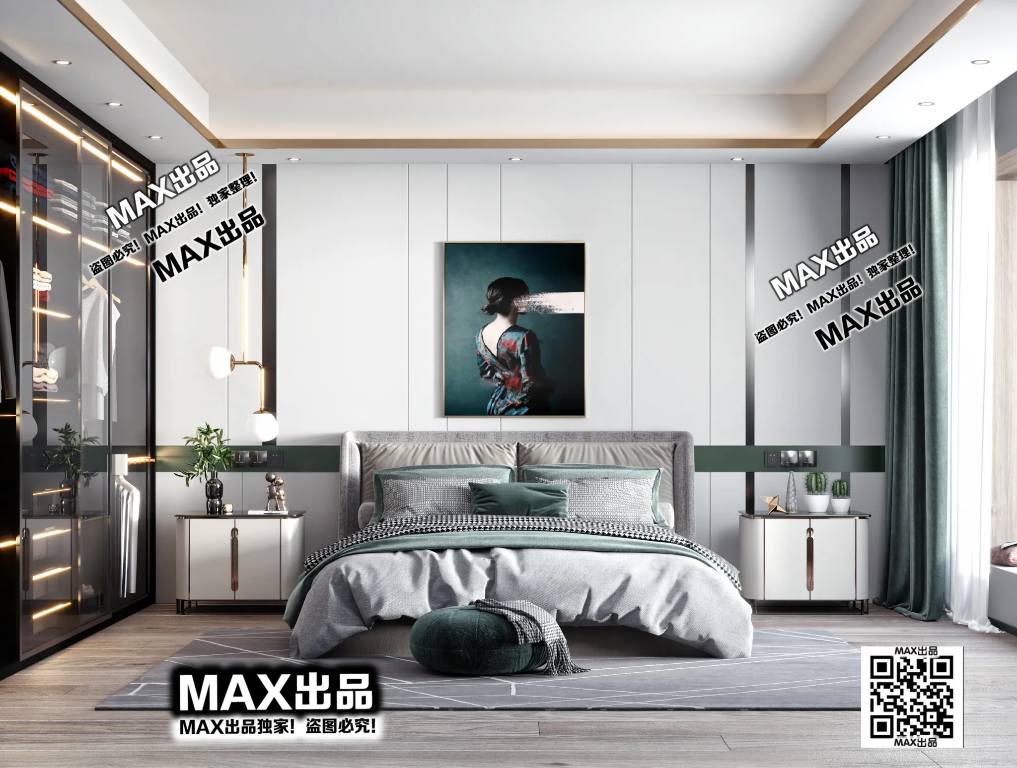 3DS MAX SCENES – LIVING ROOM – 008