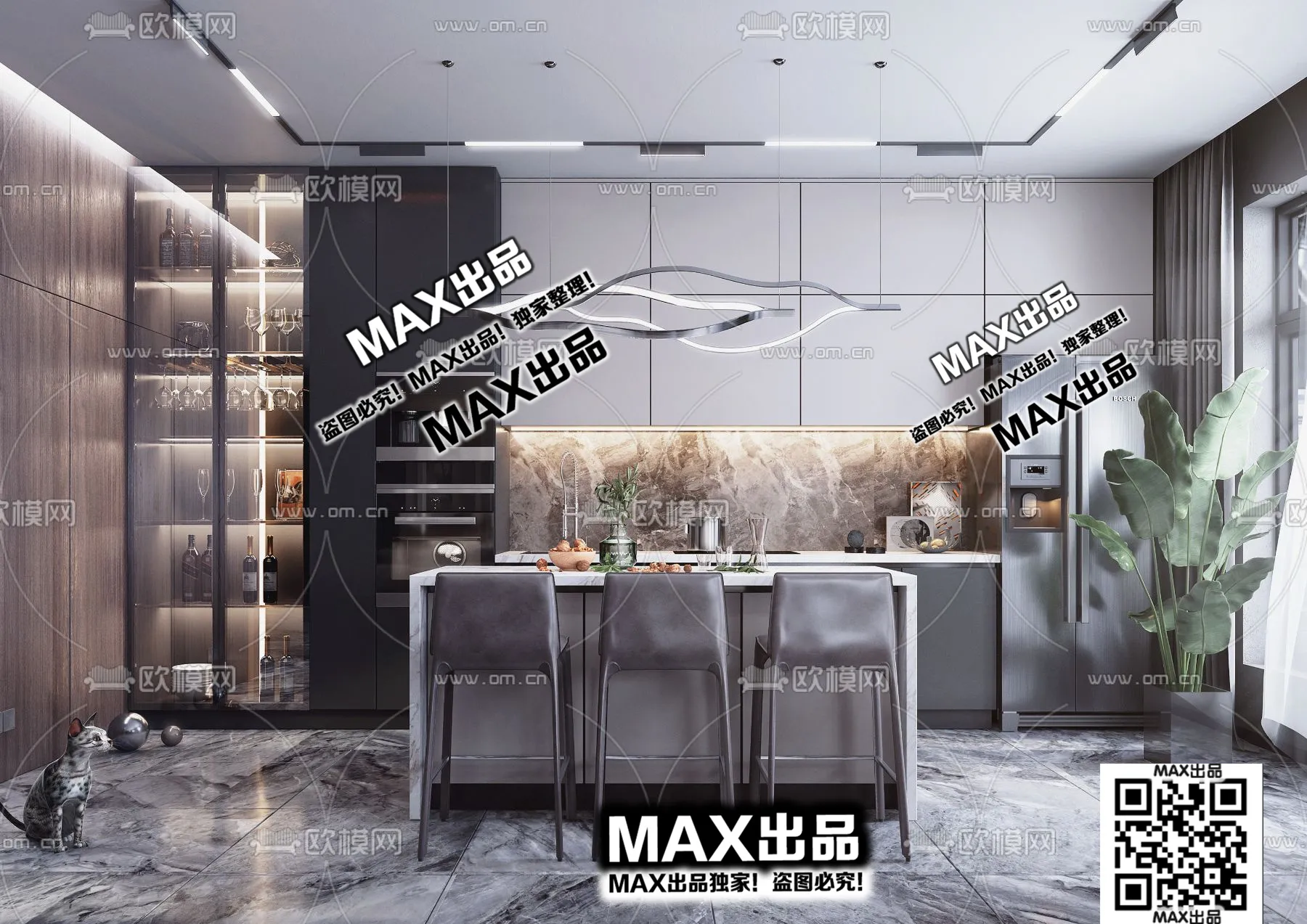 3DS MAX SCENES – LIVING ROOM – 137