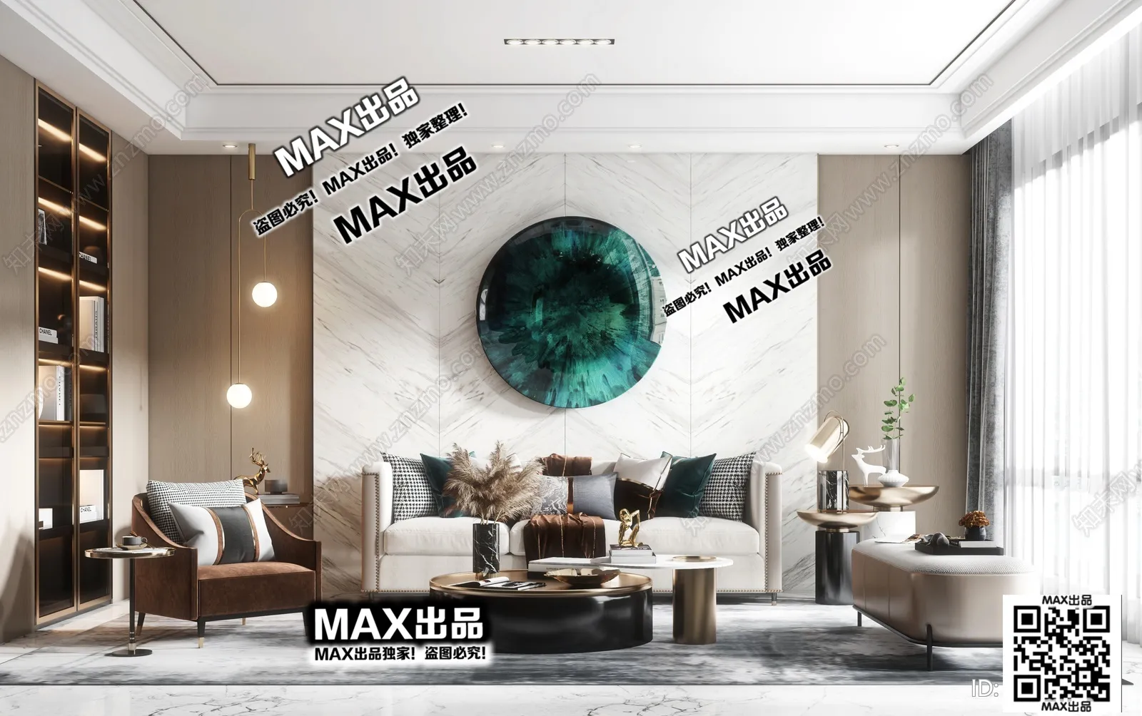 3DS MAX SCENES – LIVING ROOM – 141