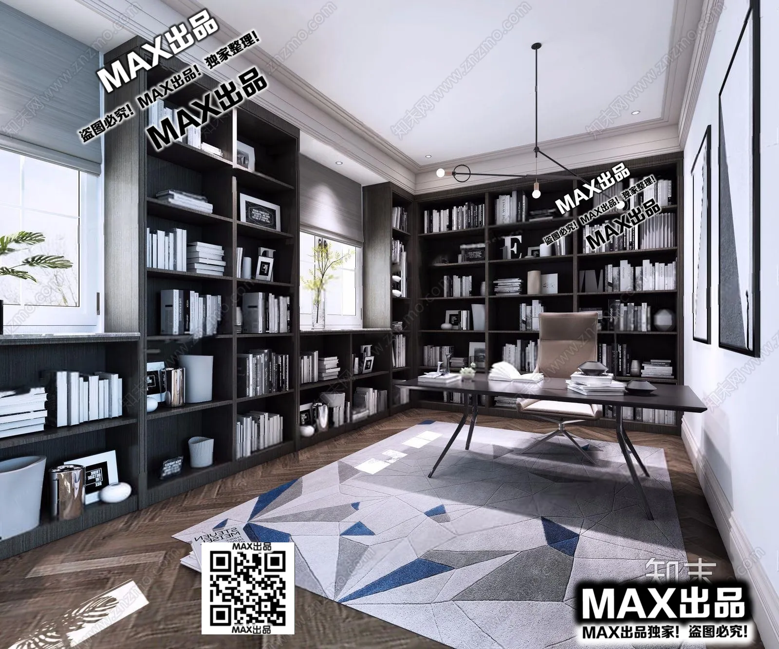 3DS MAX SCENES – LIVING ROOM – 356