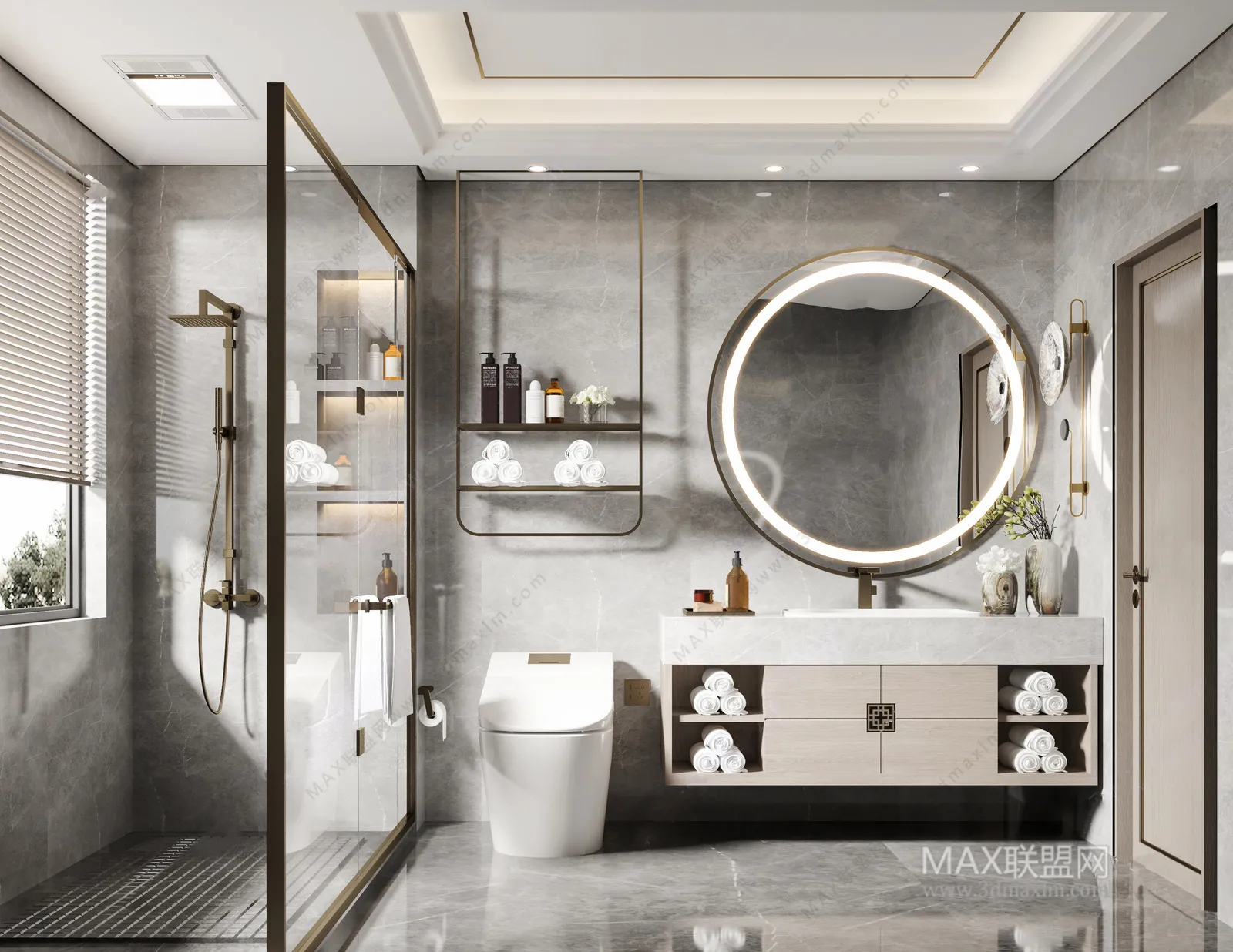 Bathroom – Interior Design – Modern Design – 001