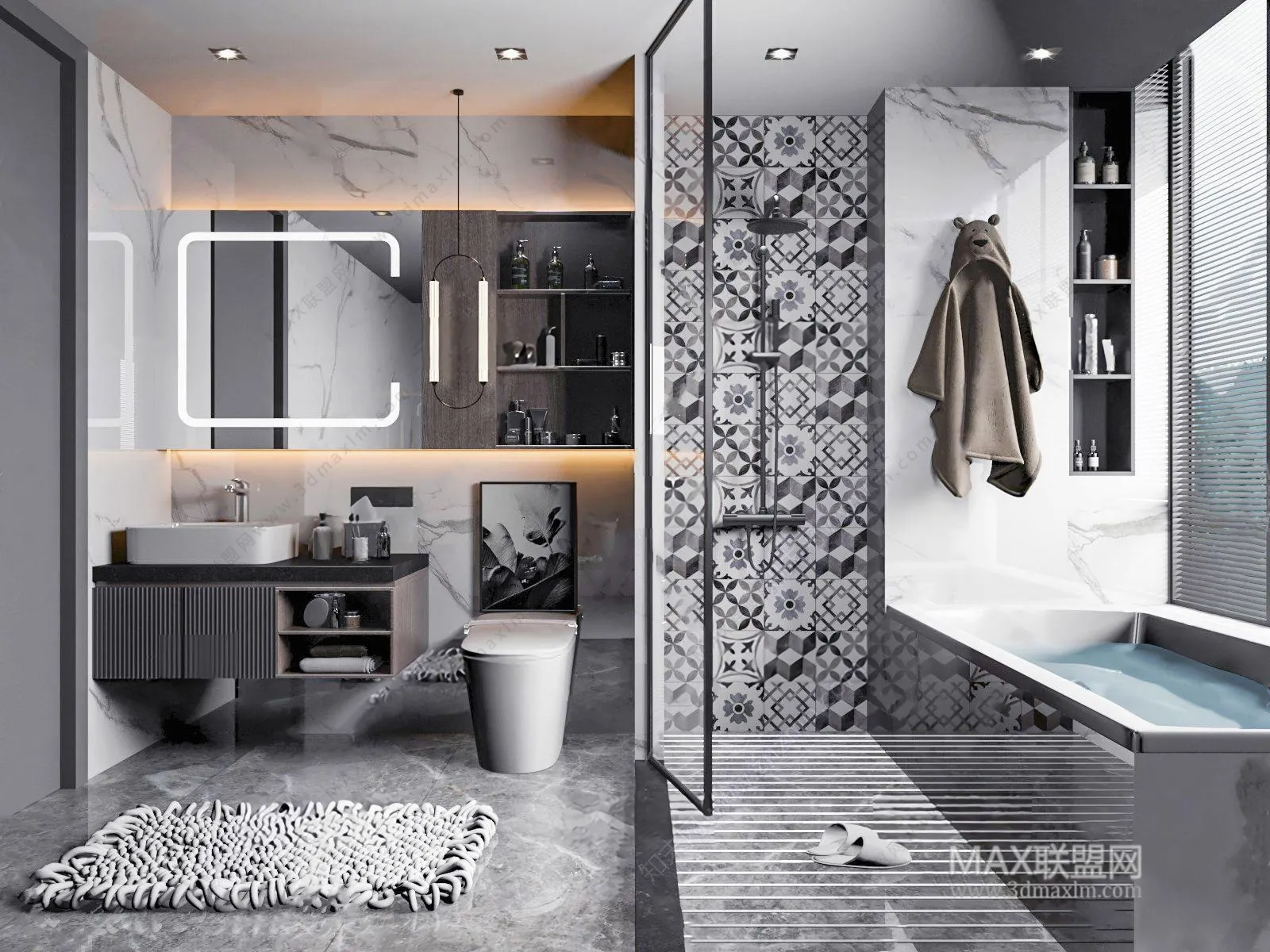 Bathroom – Interior Design – Modern Design – 015
