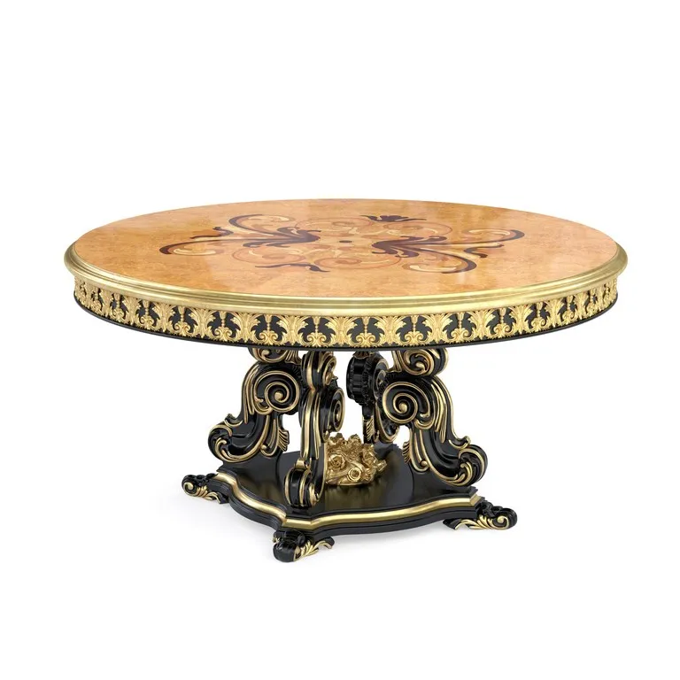 CLASSIC 3D MODELS – Round Table with Inlay -ModeneseGastone