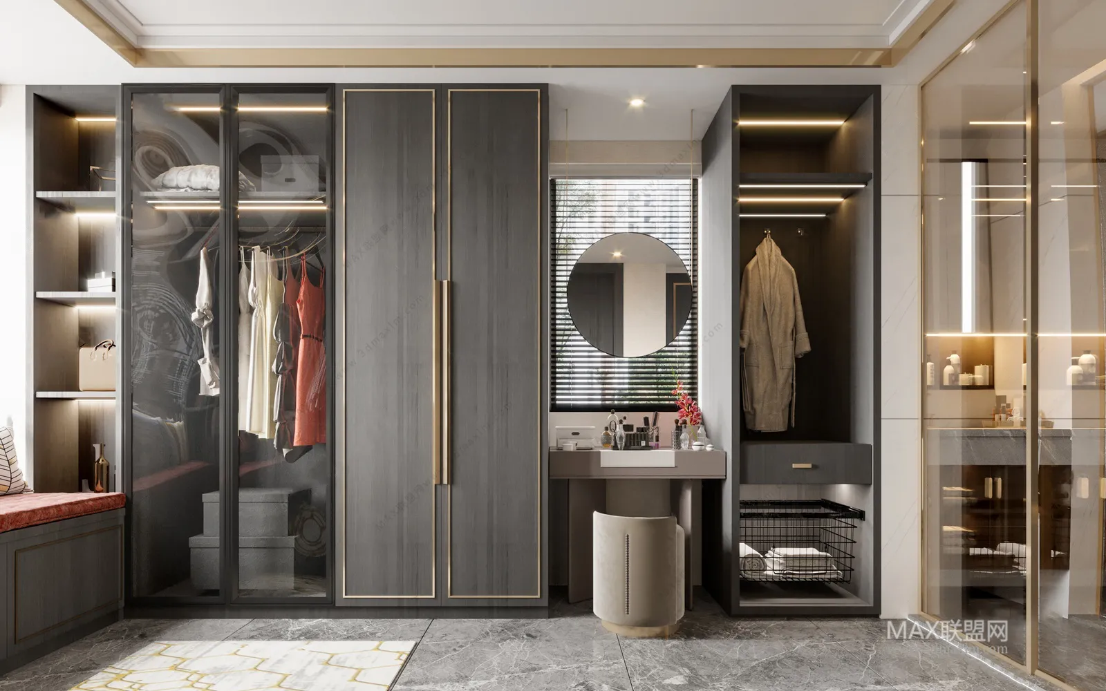 Cloakroom – Interior Design – Modern Design – 001