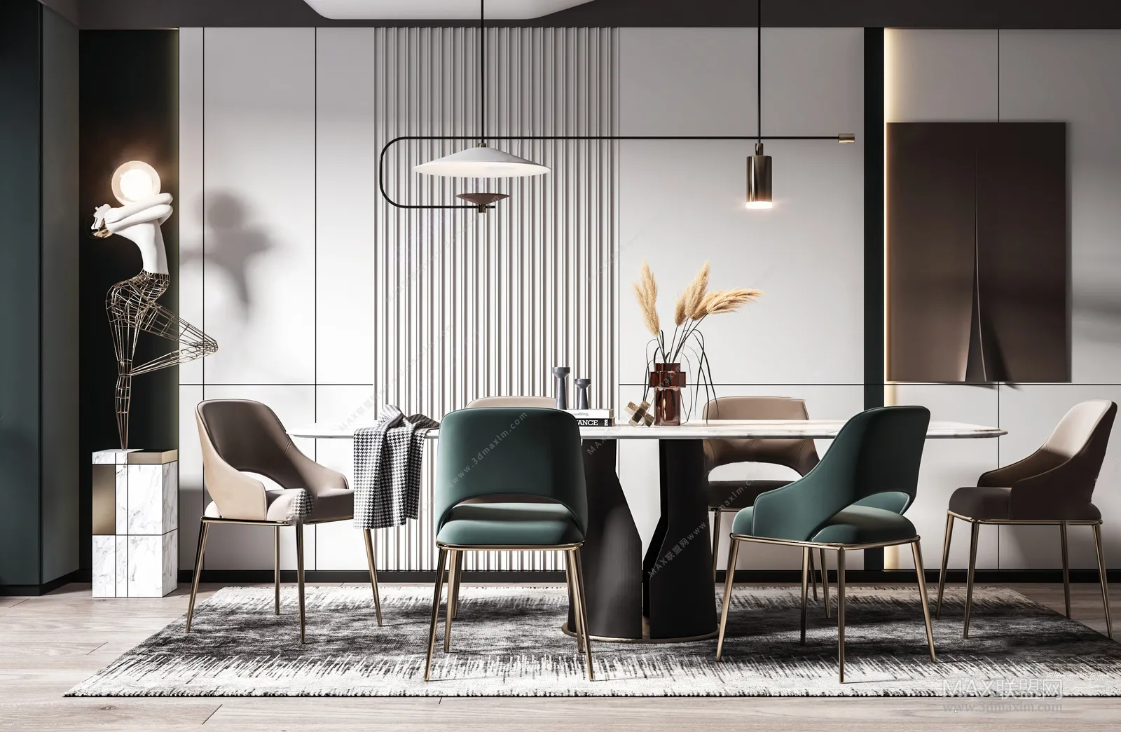 Dining Room – Interior Design – Modern Design – 003