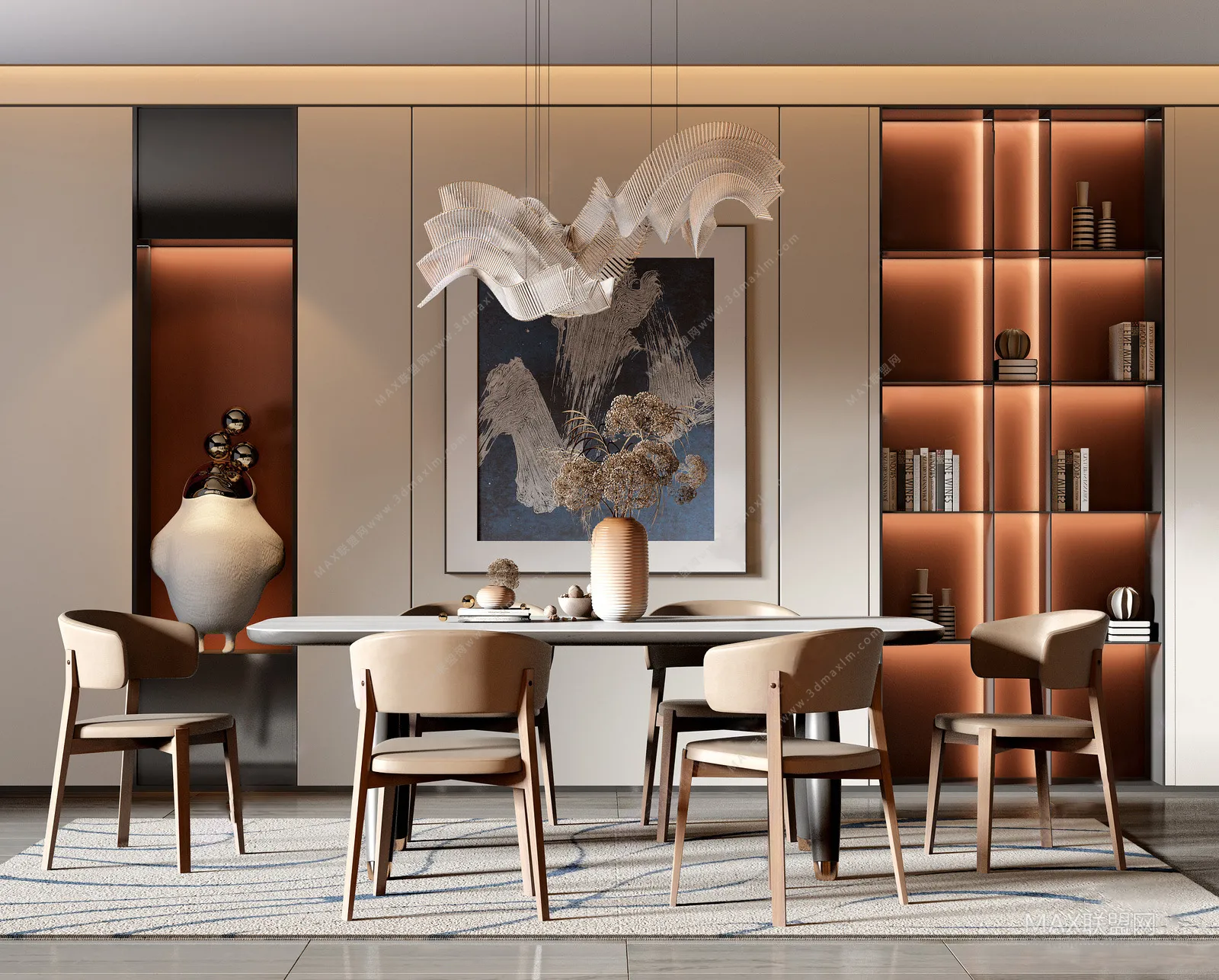 Dining Room – Interior Design – Modern Design – 004