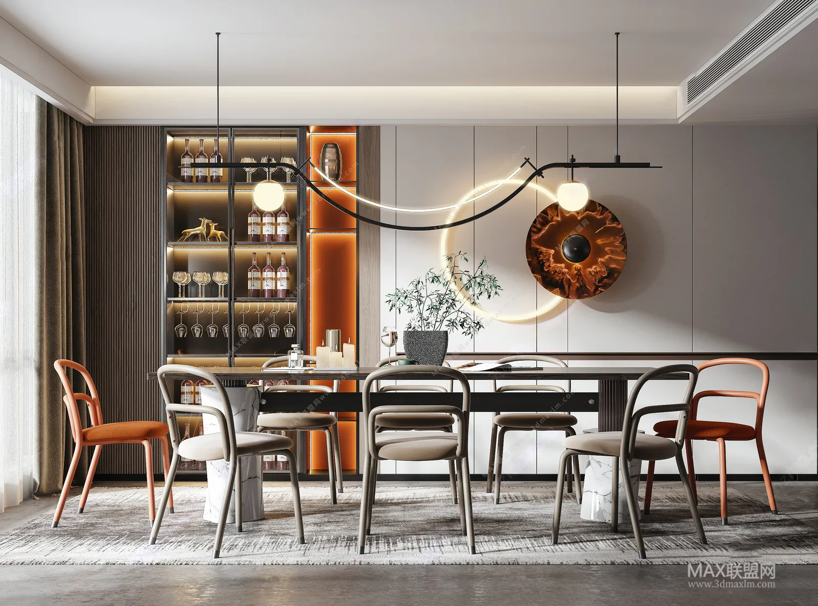 Dining Room – Interior Design – Modern Design – 005