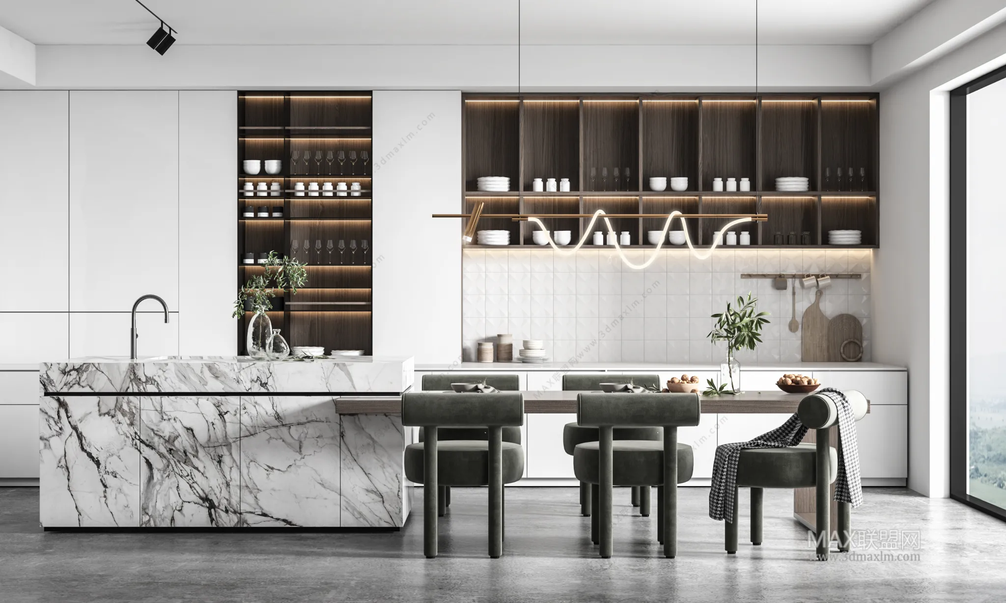 Dining Room – Interior Design – Modern Design – 012
