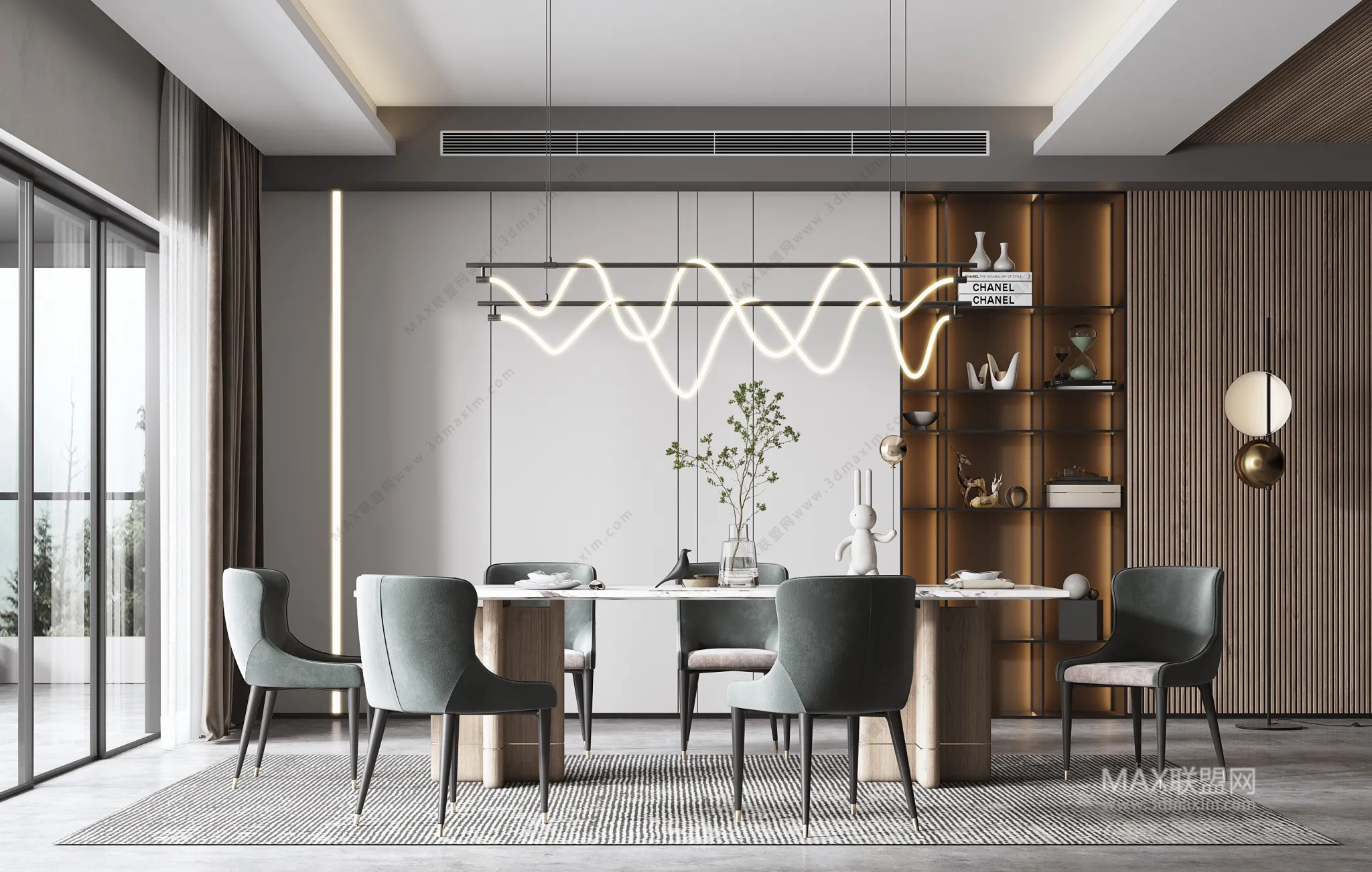 Dining Room – Interior Design – Modern Design – 013