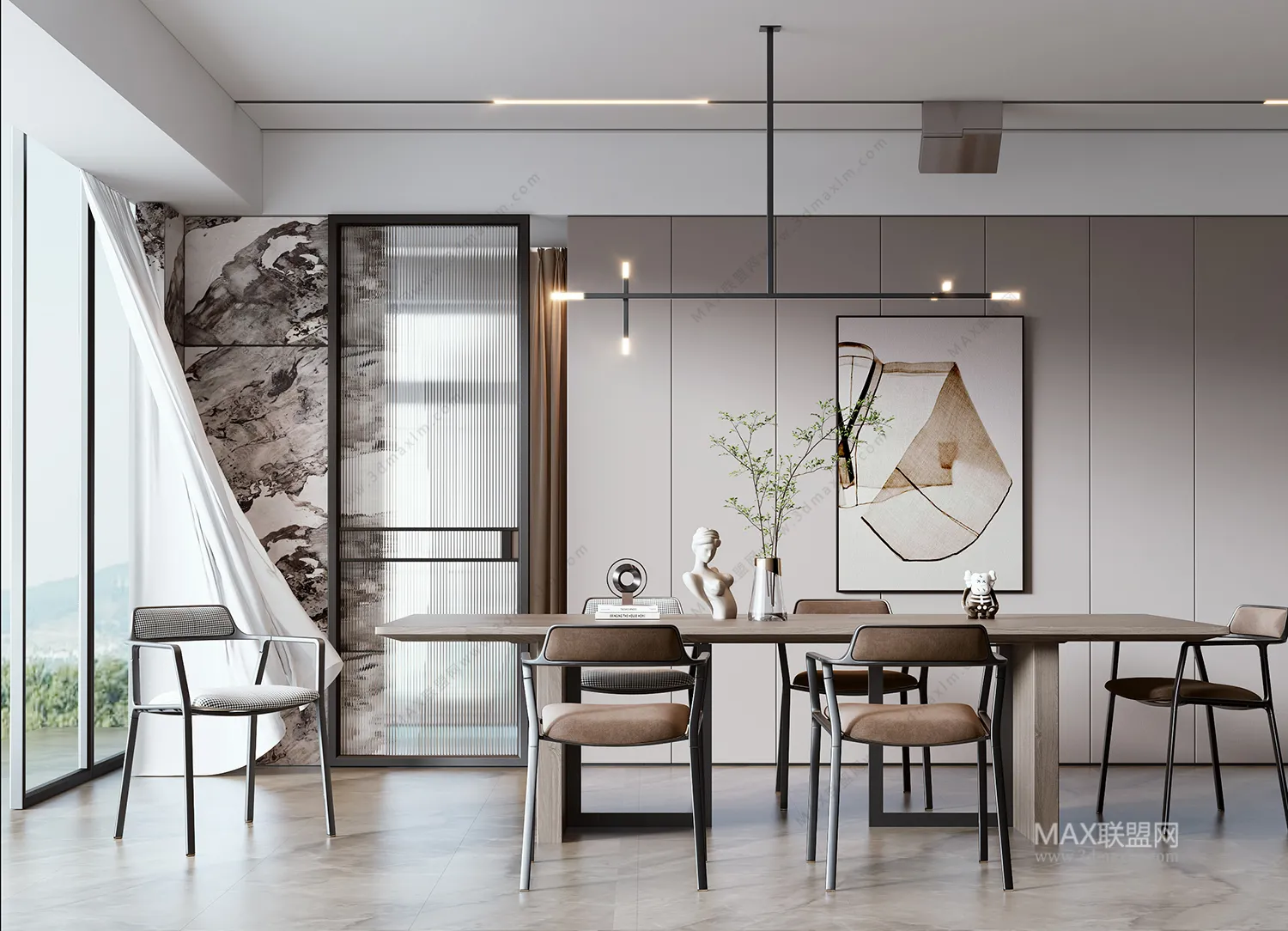 Dining Room – Interior Design – Modern Design – 016