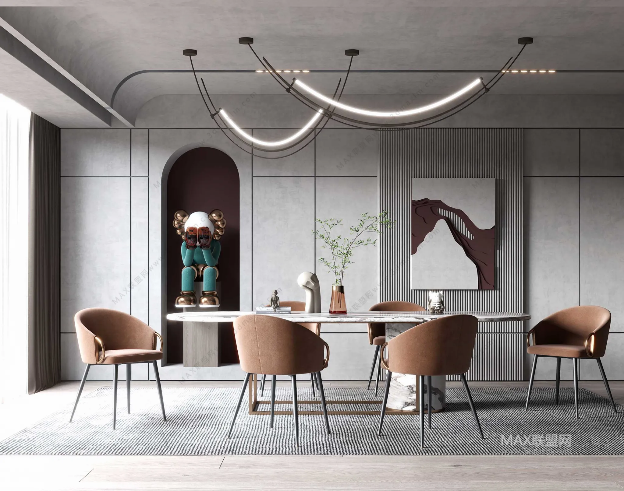 Dining Room – Interior Design – Modern Design – 019