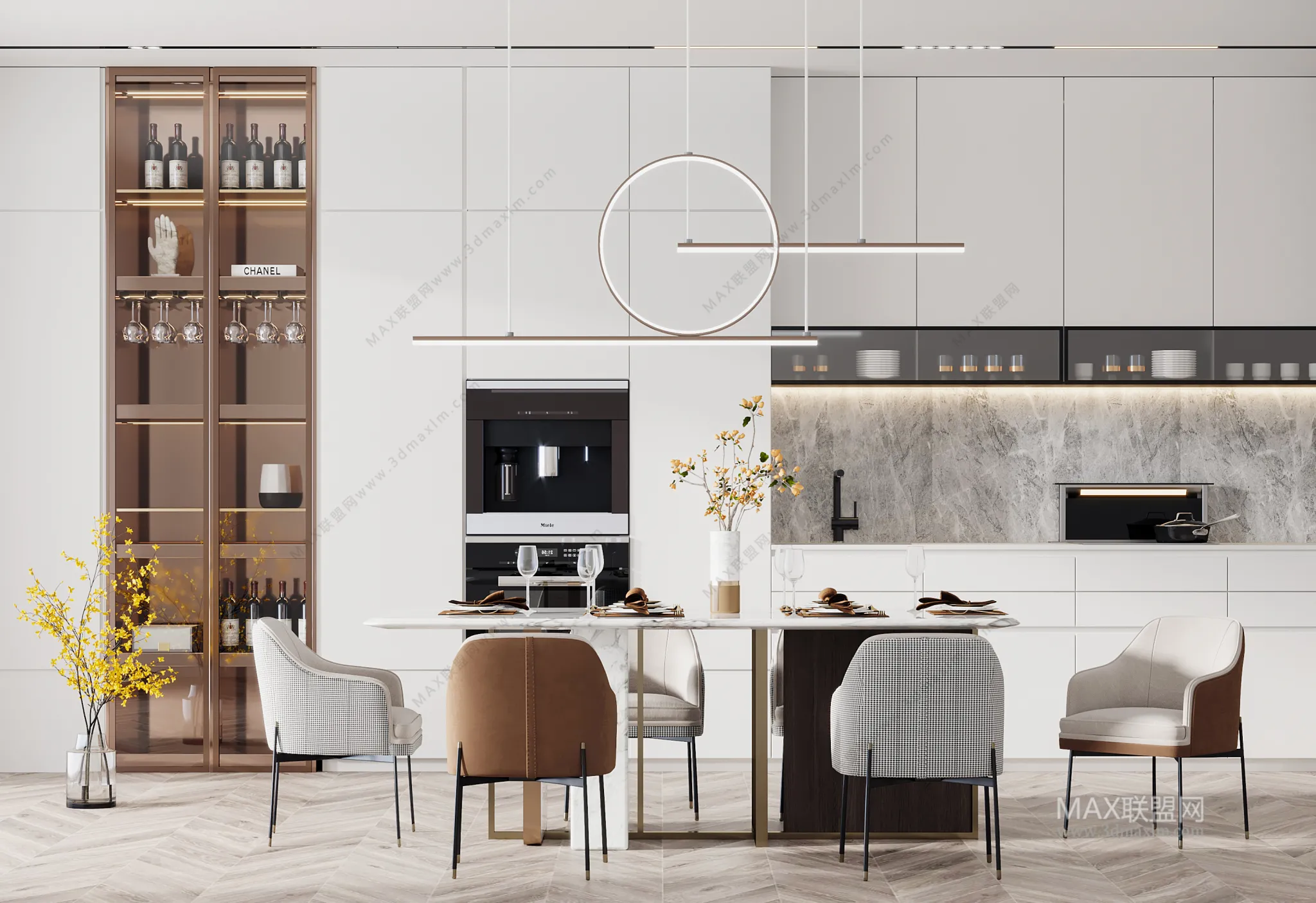 Dining Room – Interior Design – Modern Design – 021