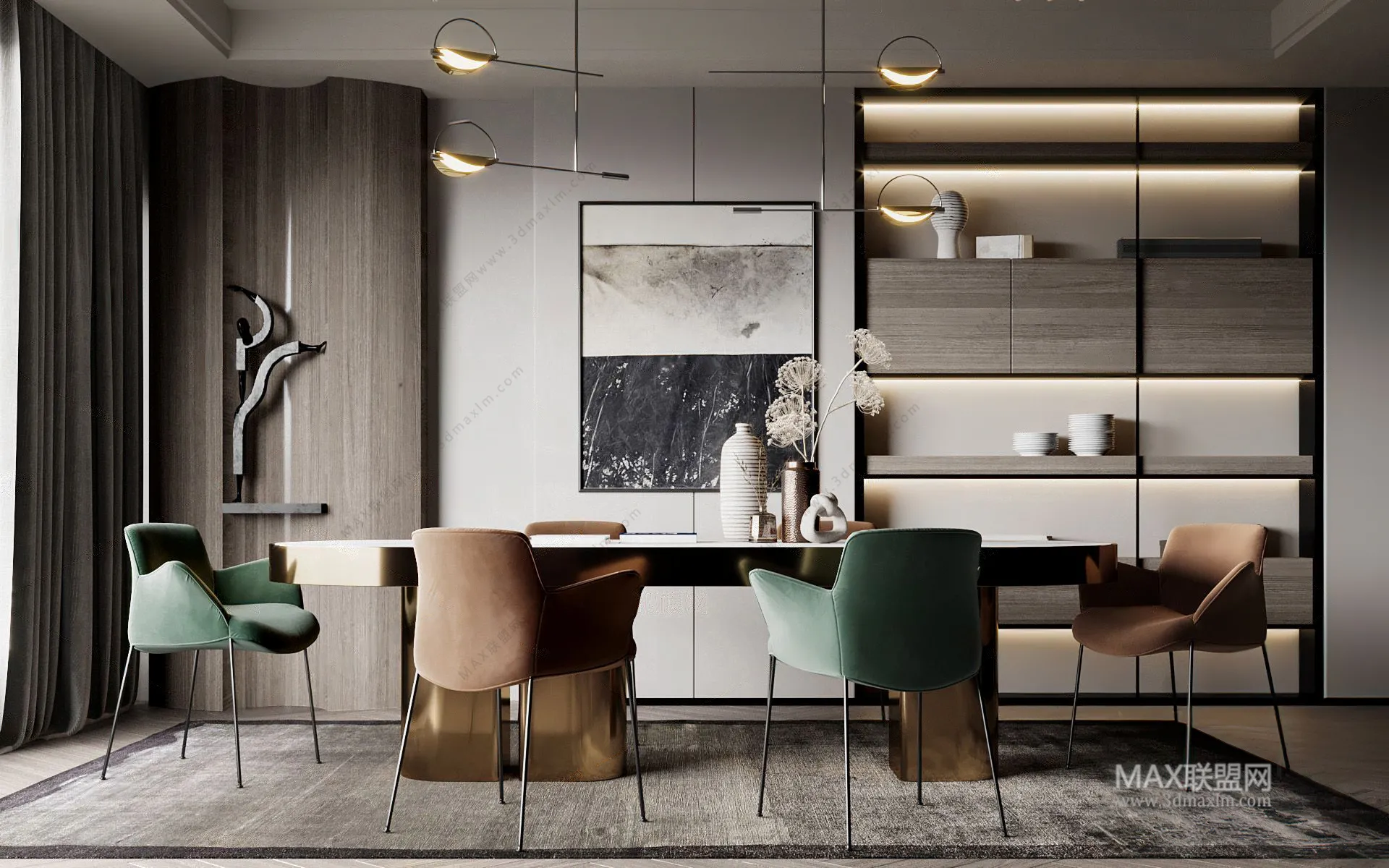 Dining Room – Interior Design – Modern Design – 024