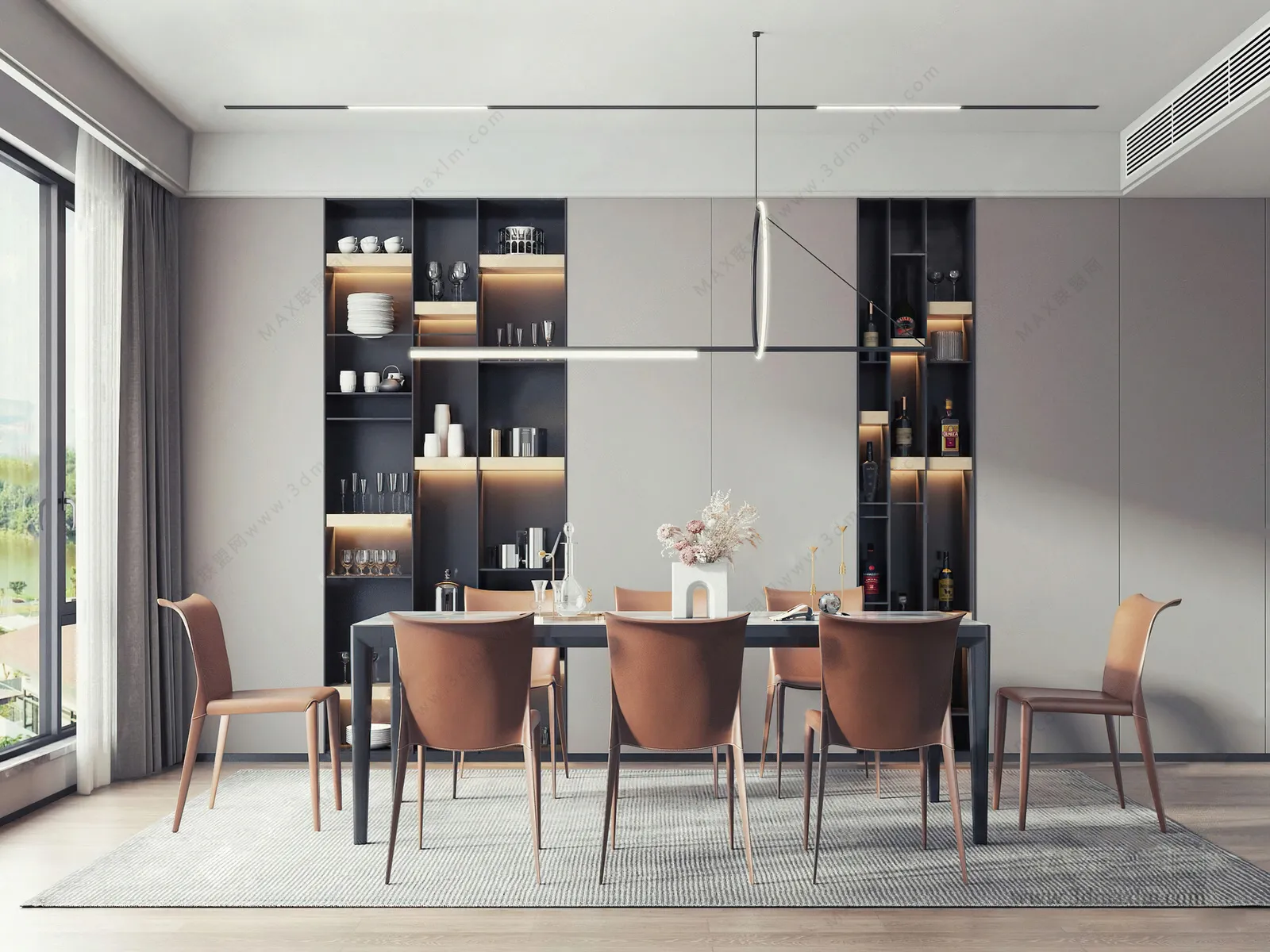 Dining Room – Interior Design – Modern Design – 029