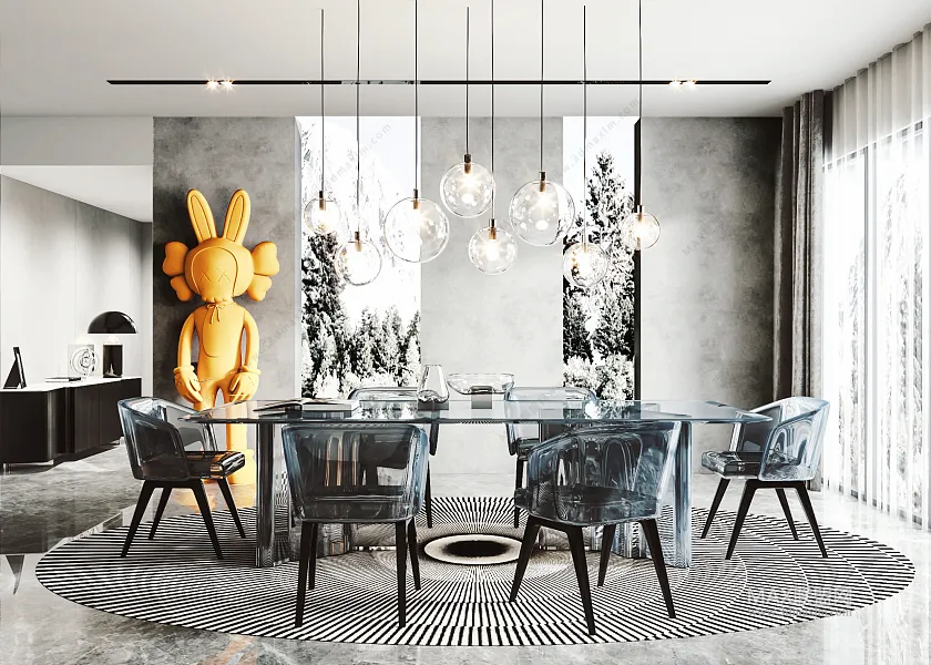 Dining Room – Interior Design – Modern Design – 032
