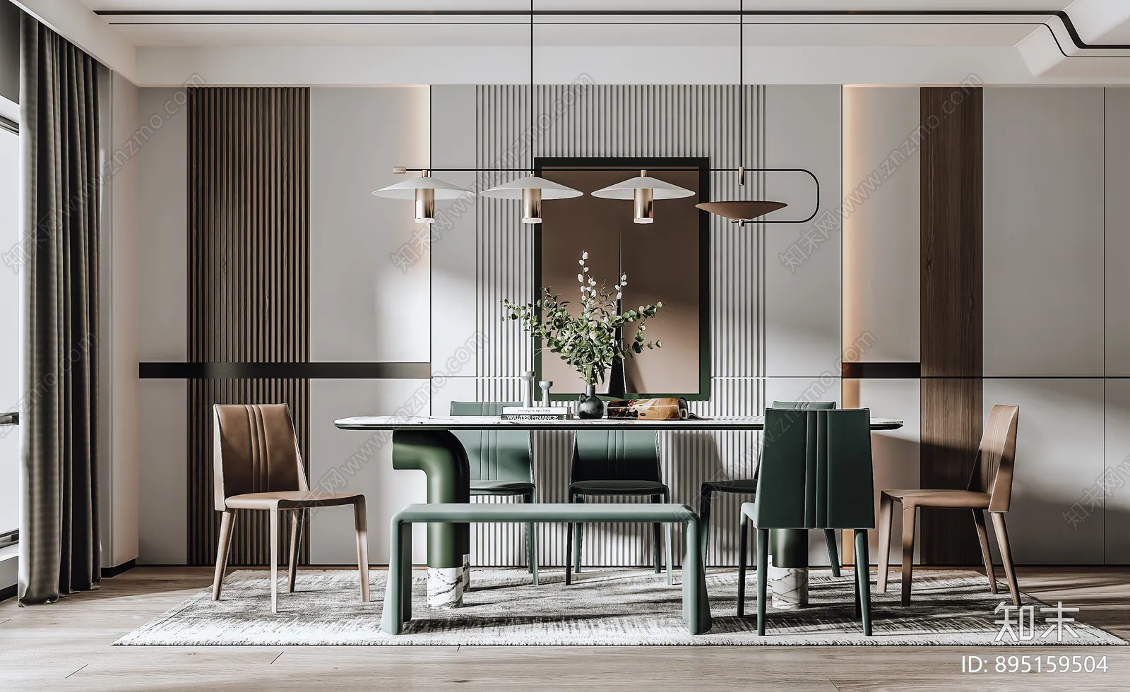 Dining Room – Interior Design – Modern Design – 036