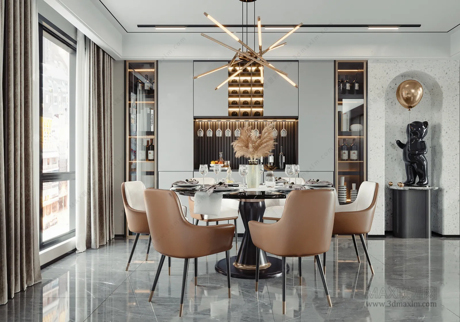 Dining Room – Interior Design – Modern Design – 038