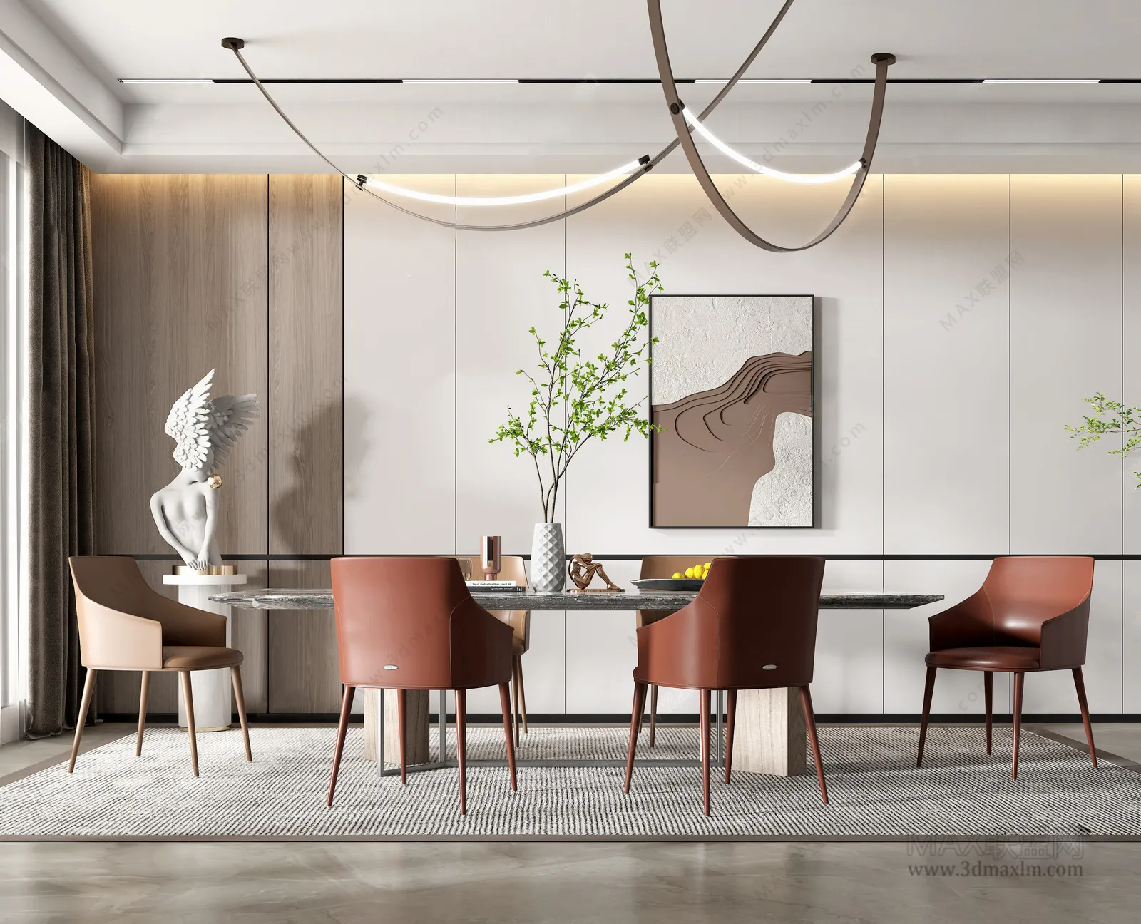 Dining Room – Interior Design – Modern Design – 043