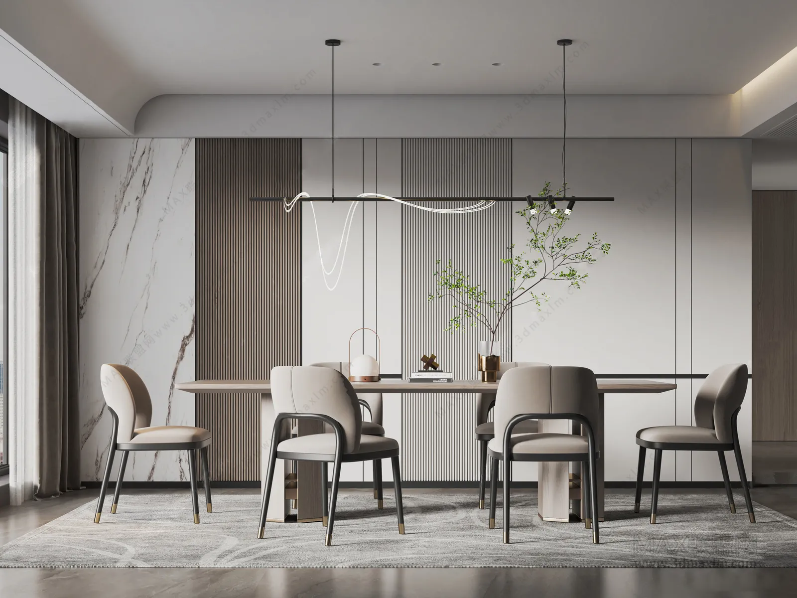 Dining Room – Interior Design – Modern Design – 044