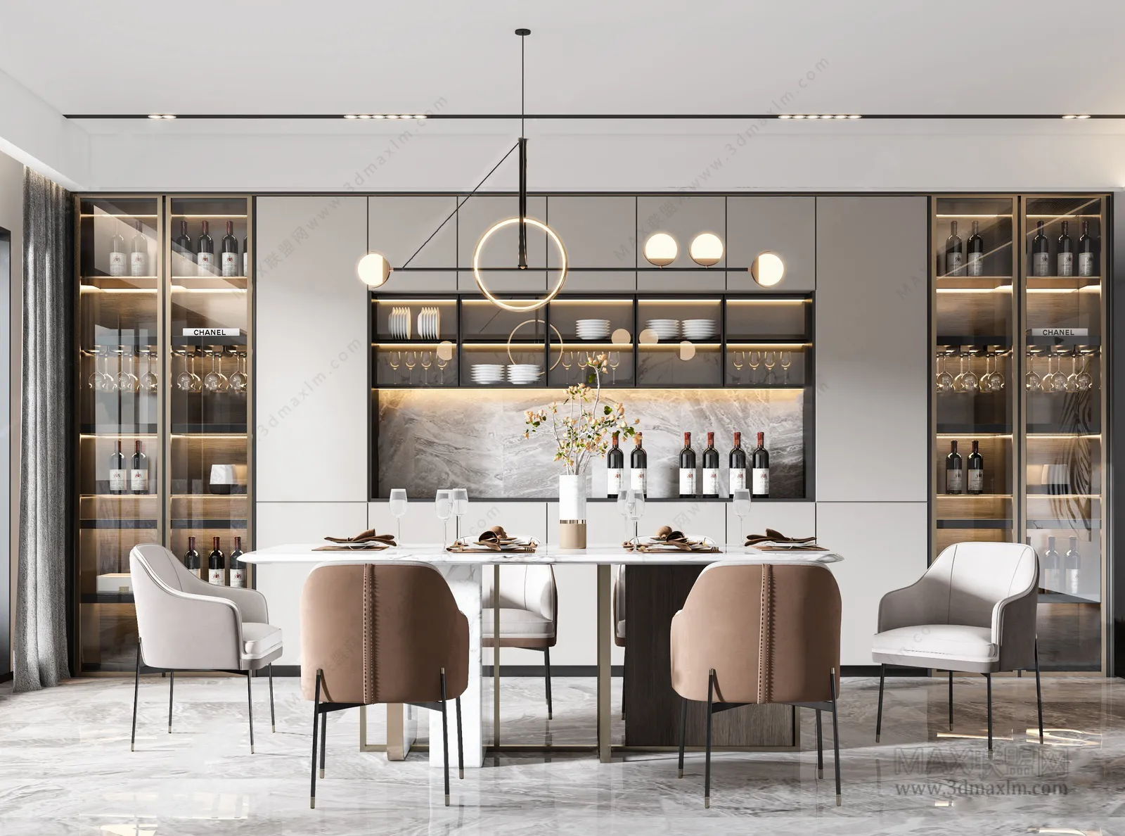 Dining Room – Interior Design – Modern Design – 045