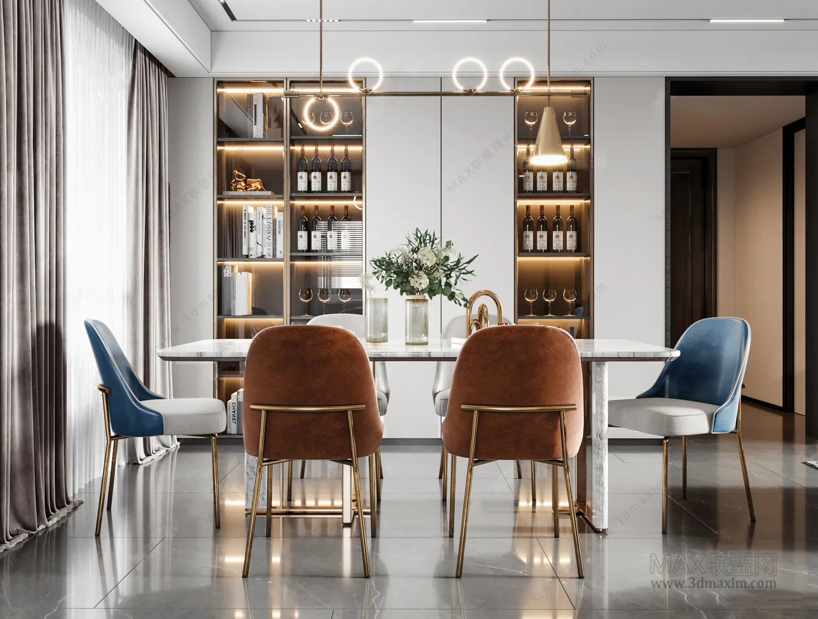 Dining Room – Interior Design – Modern Design – 048