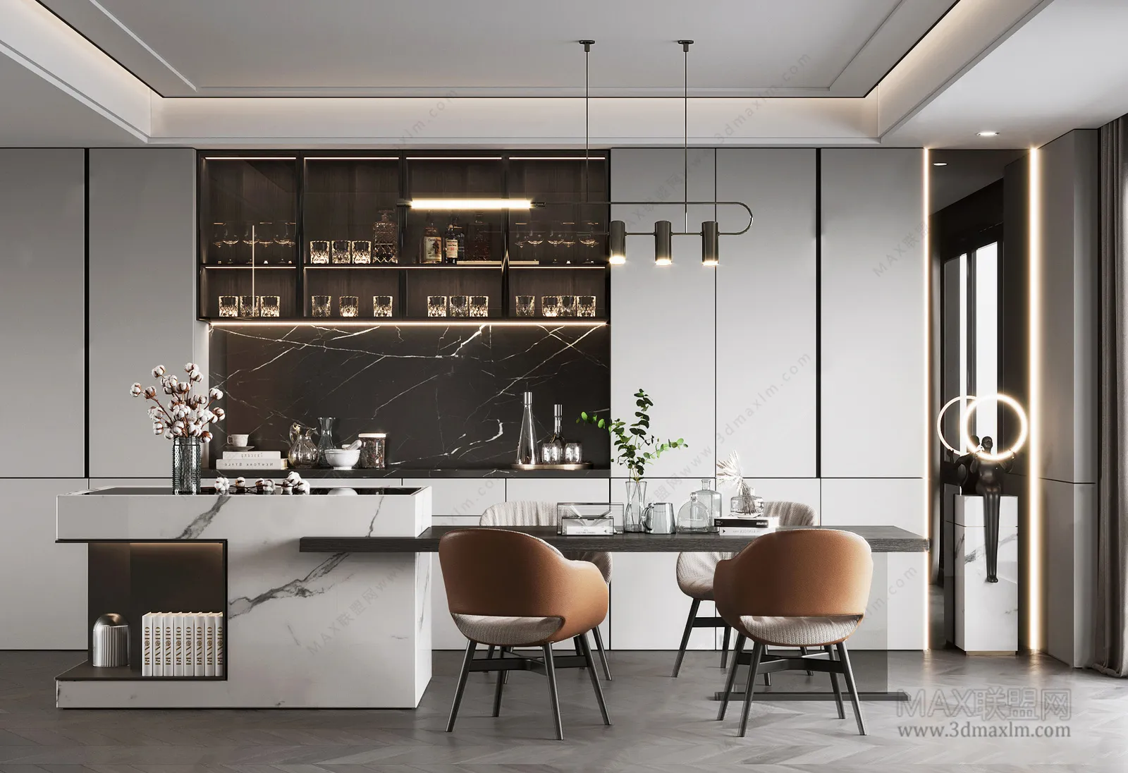 Dining Room – Interior Design – Modern Design – 050