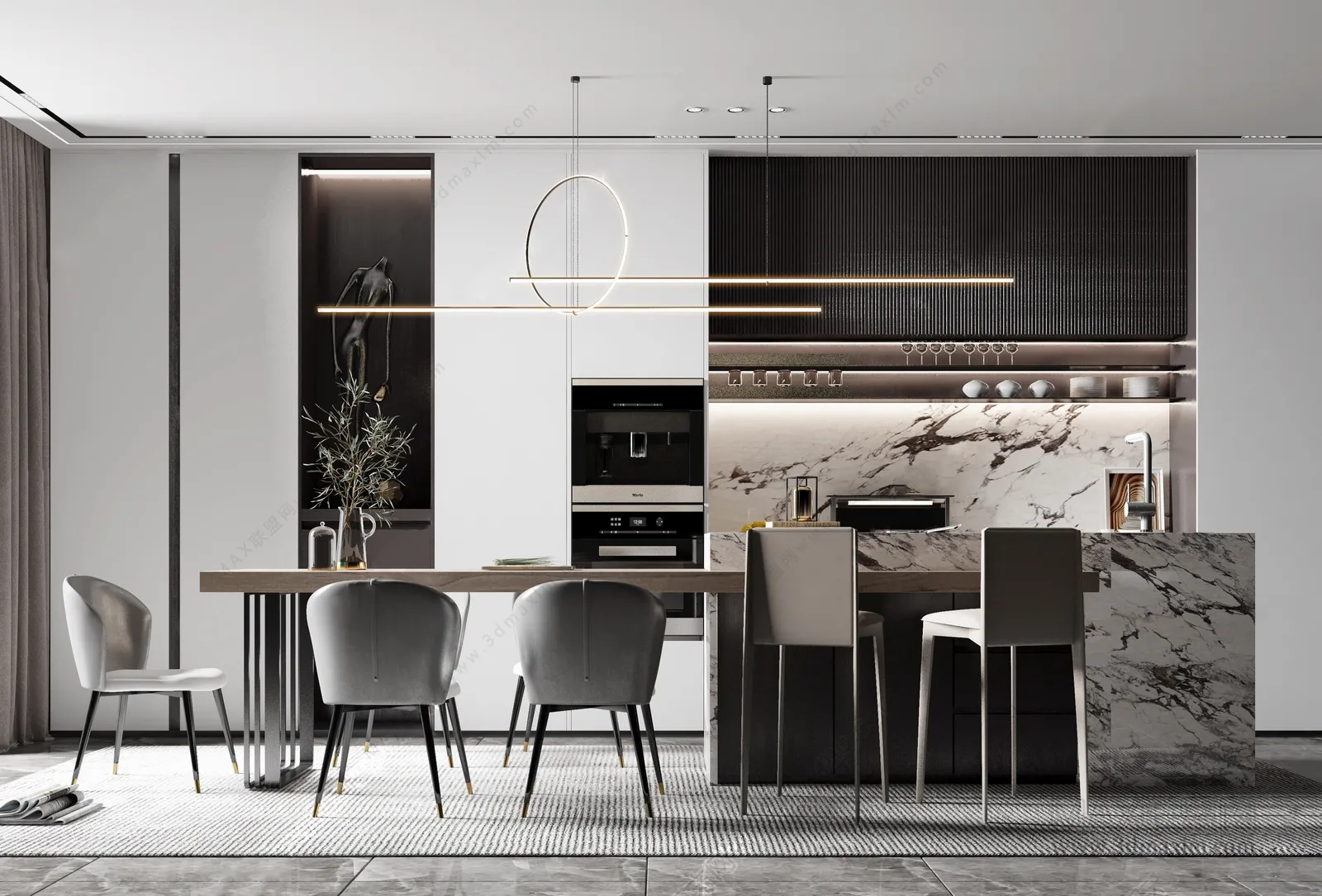 Dining Room – Interior Design – Modern Design – 052