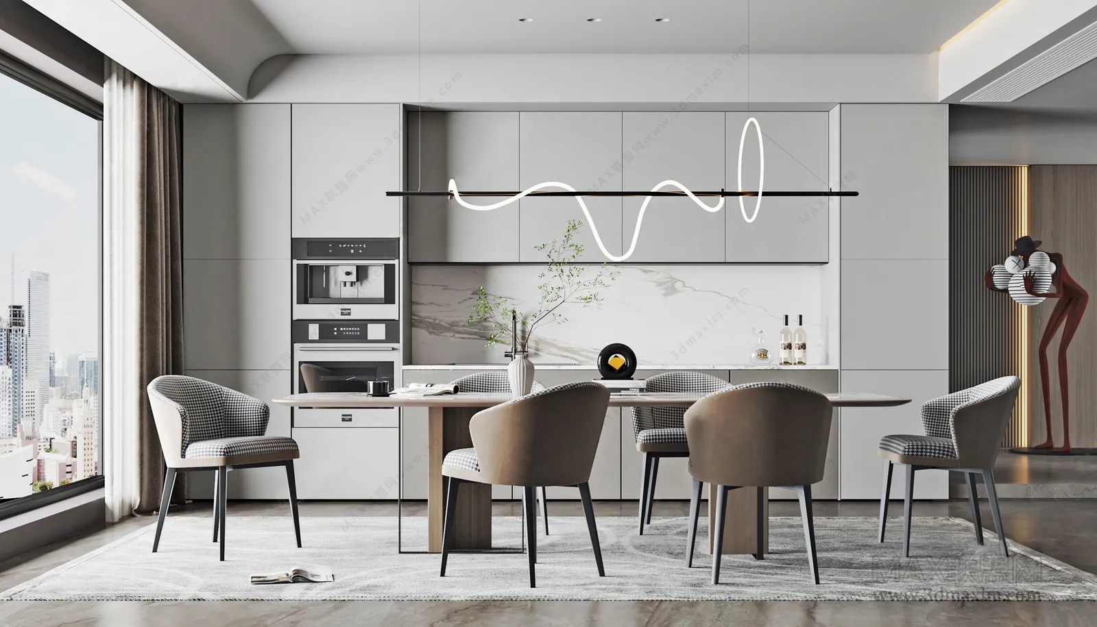 Dining Room – Interior Design – Modern Design – 054