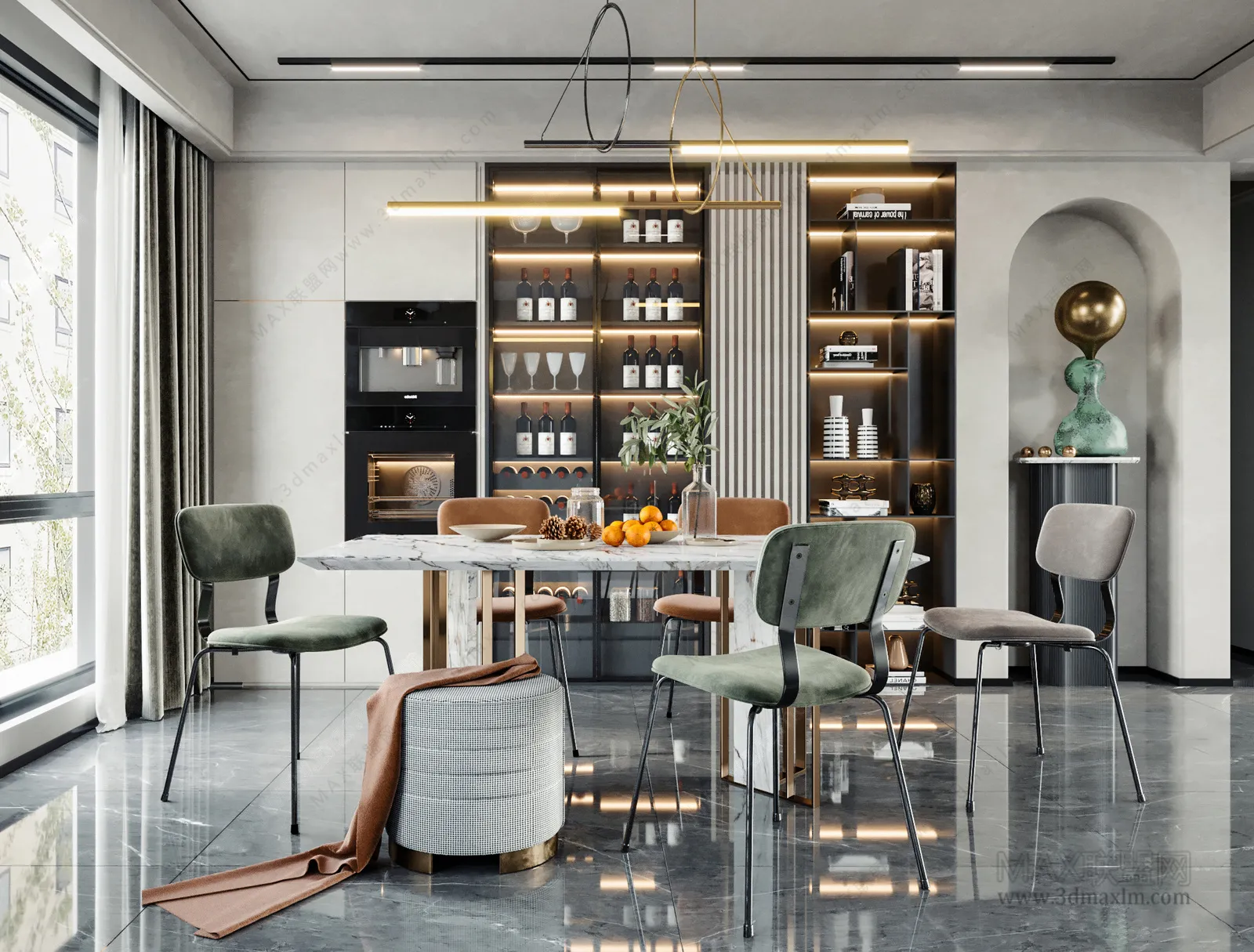 Dining Room – Interior Design – Modern Design – 057