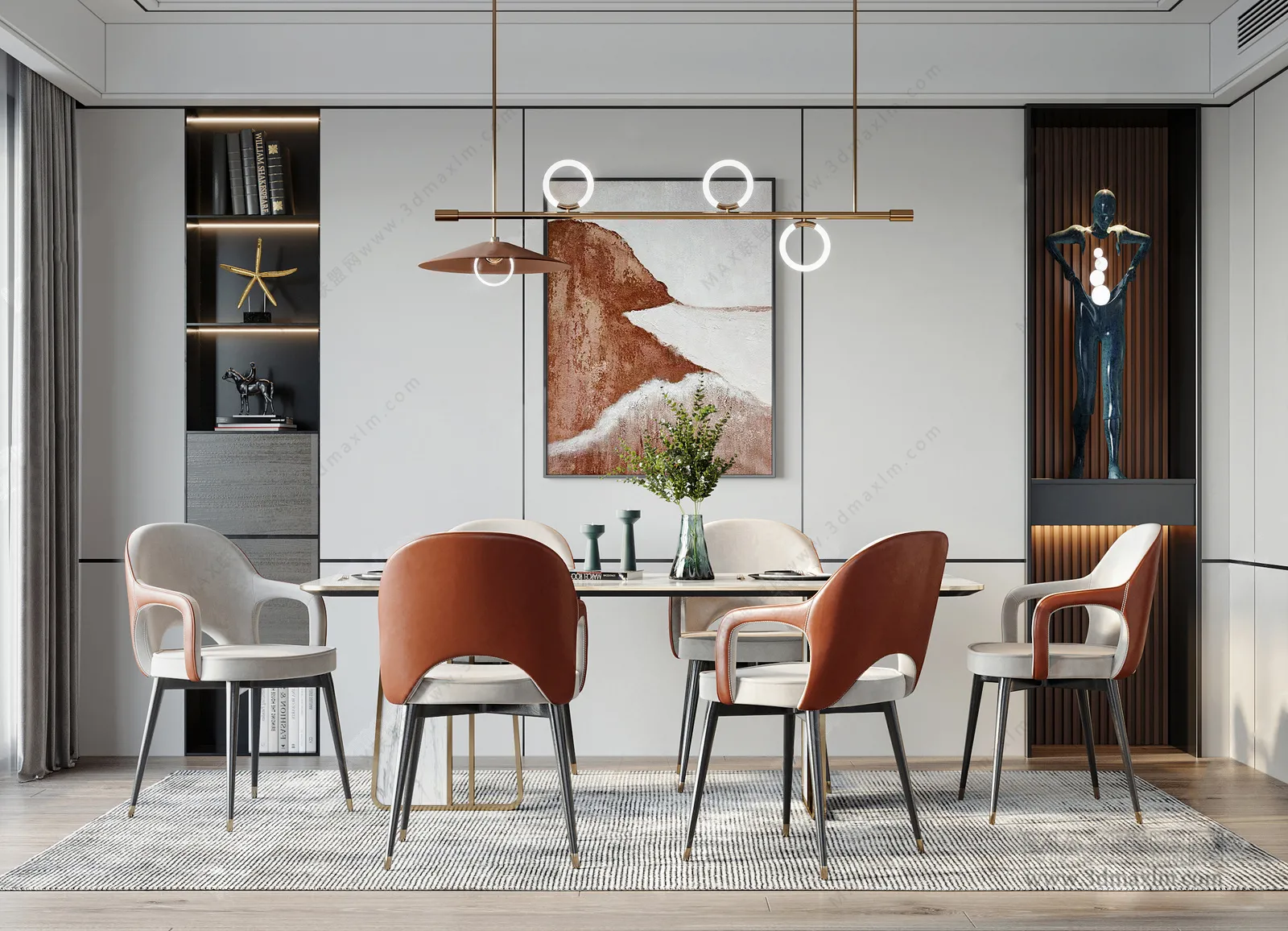 Dining Room – Interior Design – Modern Design – 058