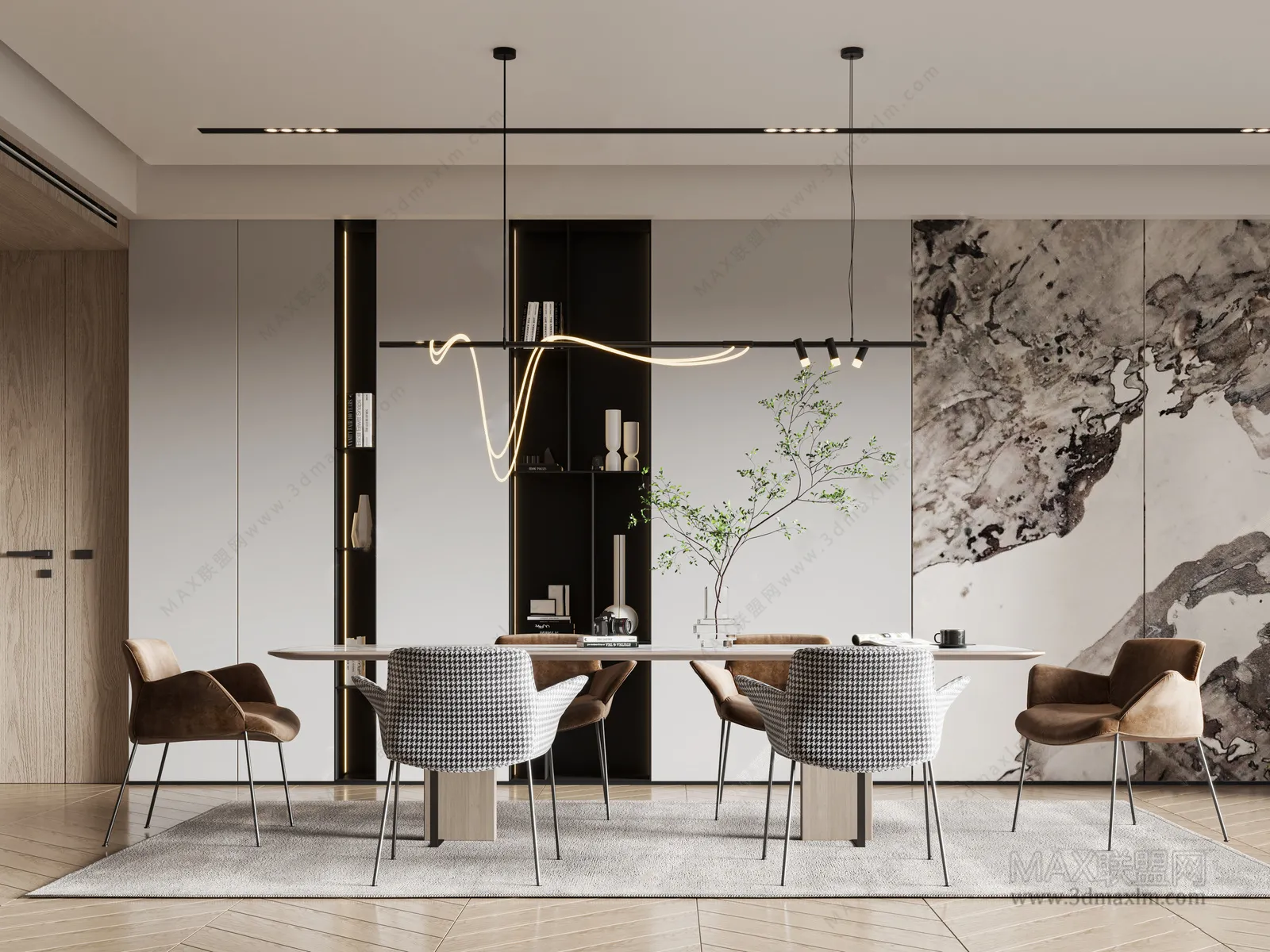 Dining Room – Interior Design – Modern Design – 060