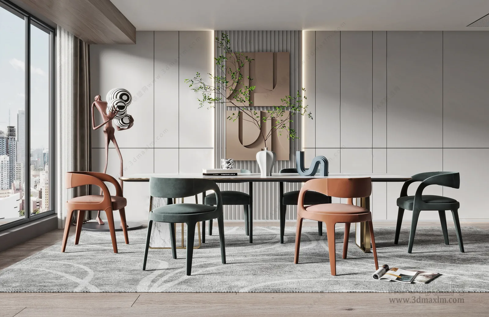 Dining Room – Interior Design – Modern Design – 062
