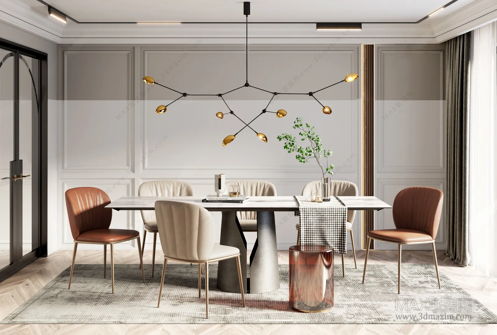 Dining Room – Interior Design – Modern Design – 063