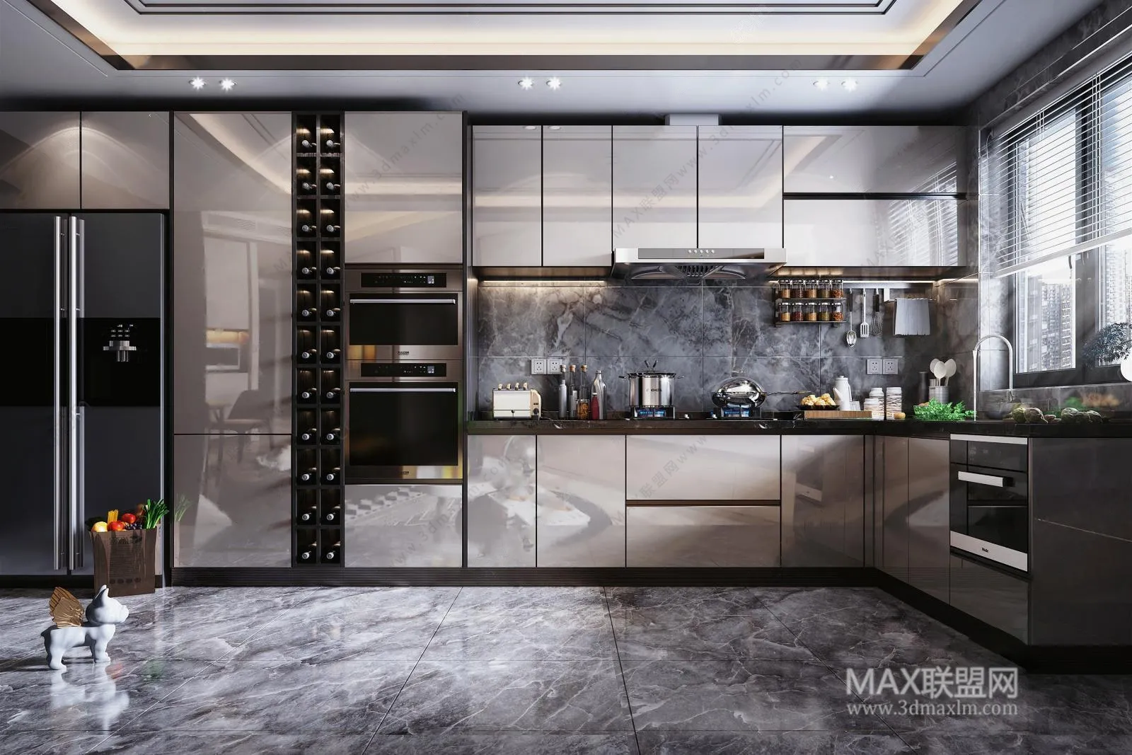 Kitchen – Interior Design – Modern Design – 001