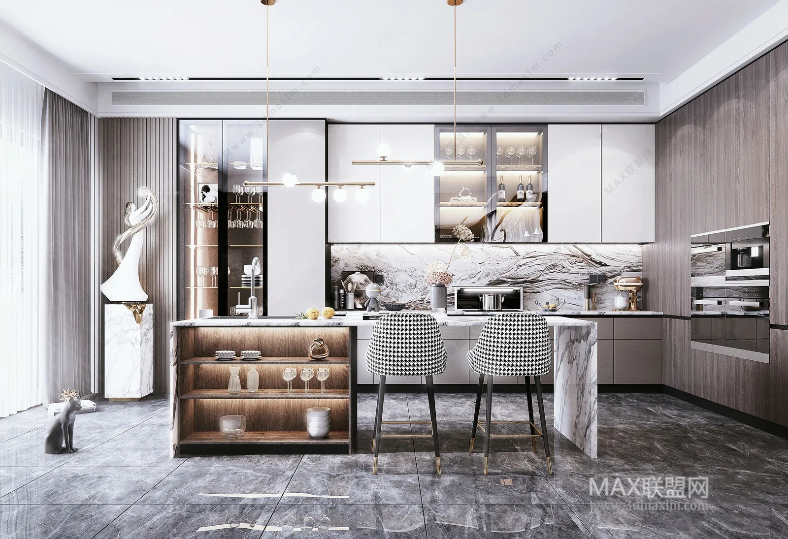 Kitchen – Interior Design – Modern Design – 011