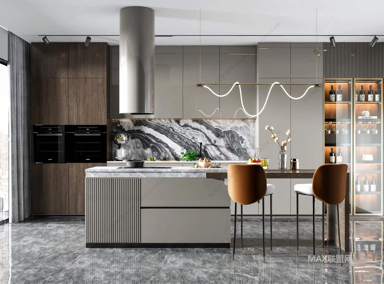 Kitchen – Interior Design – Modern Design – 035