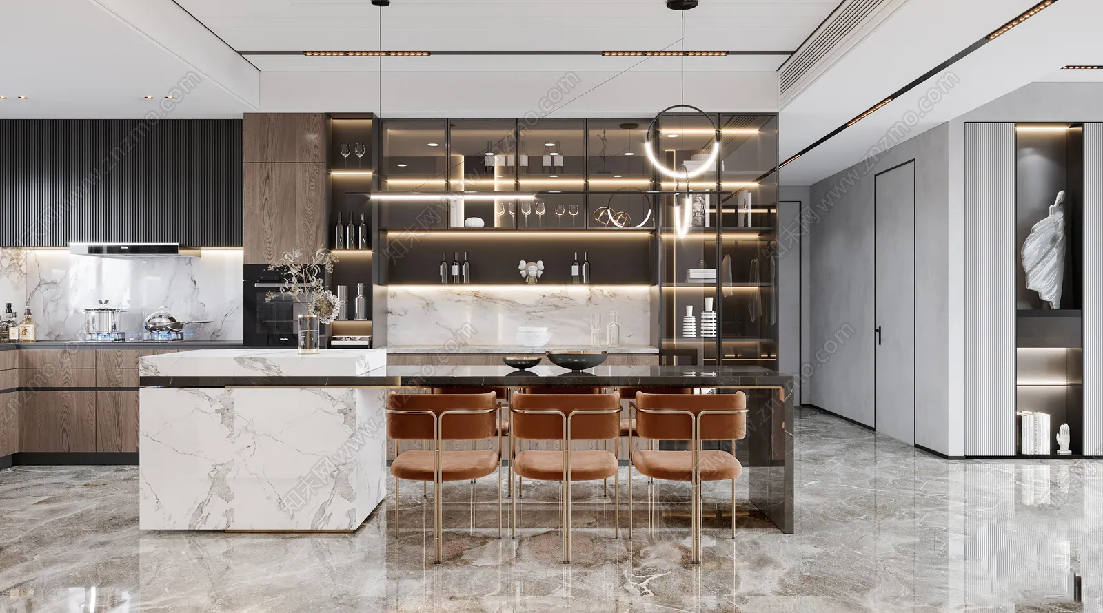 Kitchen – Interior Design – Modern Design – 042