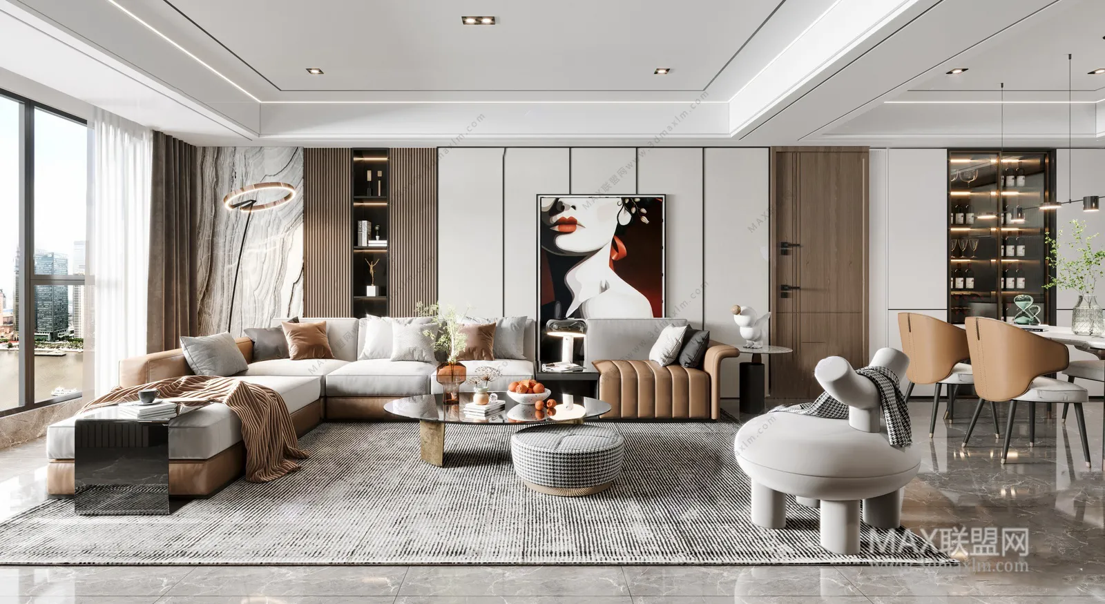 Living Room – Interior Design – Modern Design – 002