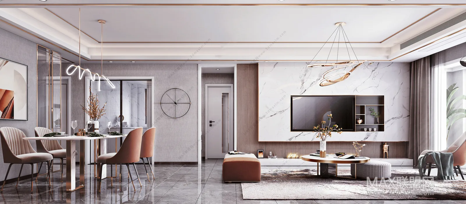 Living Room – Interior Design – Modern Design – 003