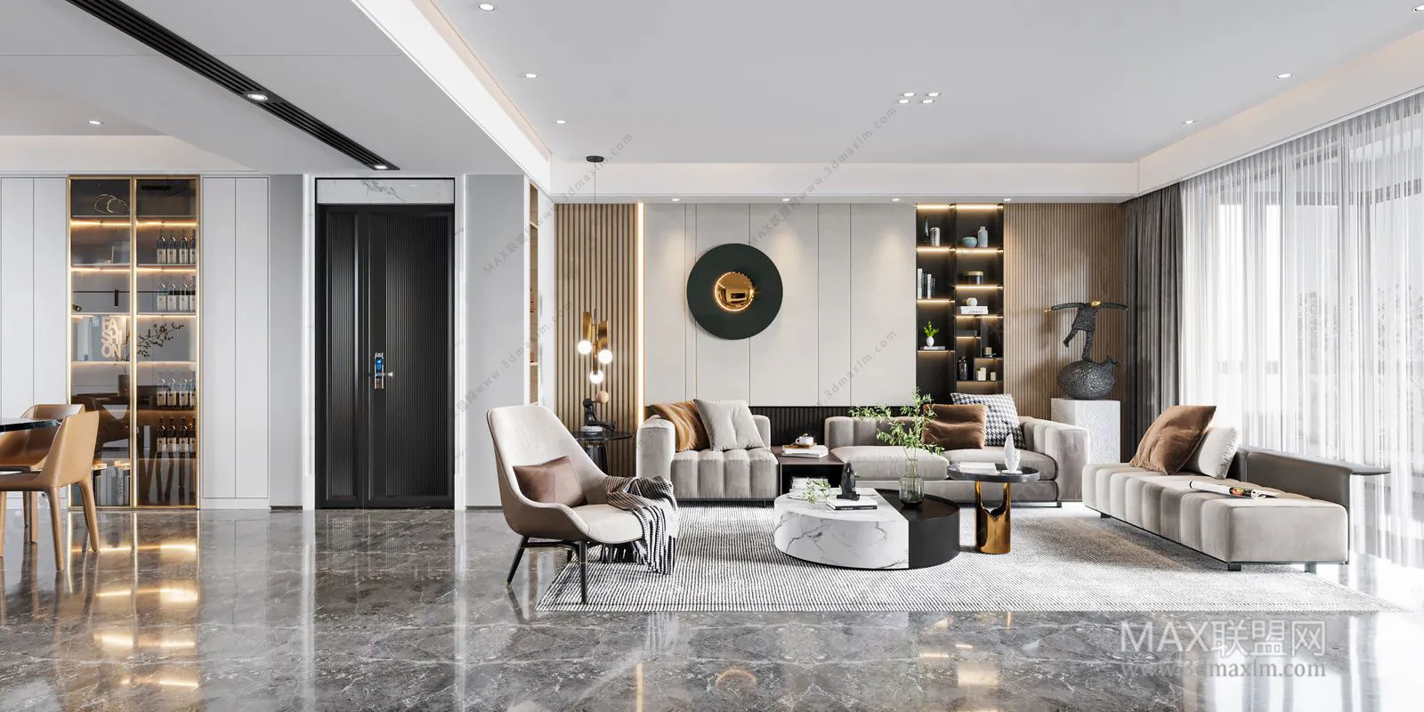 Living Room – Interior Design – Modern Design – 005