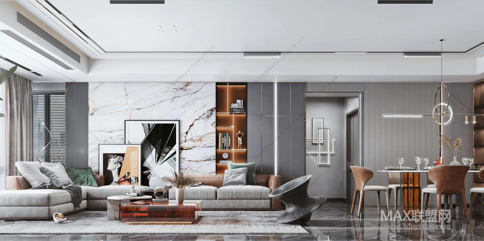 Living Room – Interior Design – Modern Design – 008
