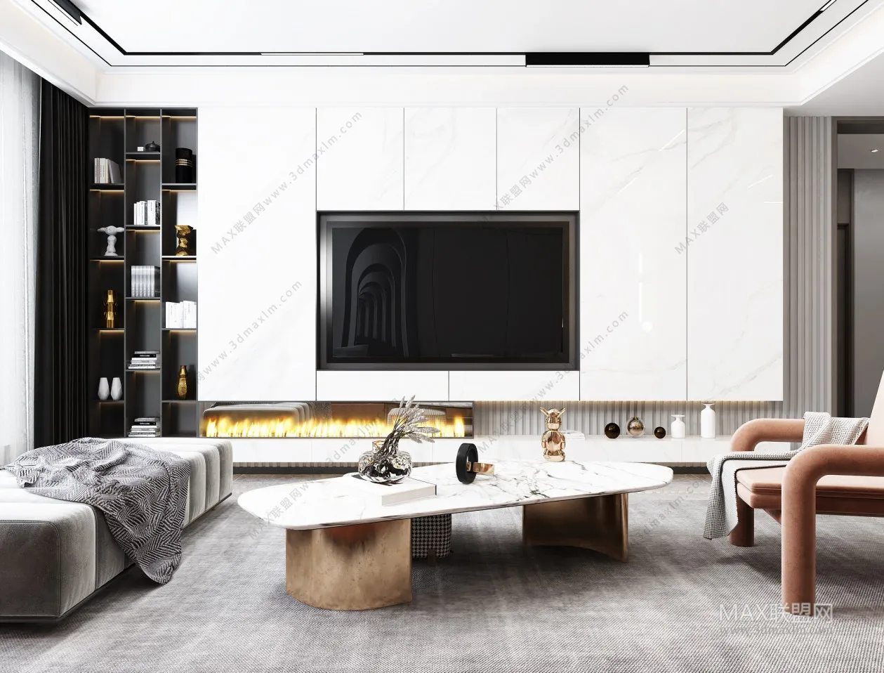 Living Room – Interior Design – Modern Design – 014
