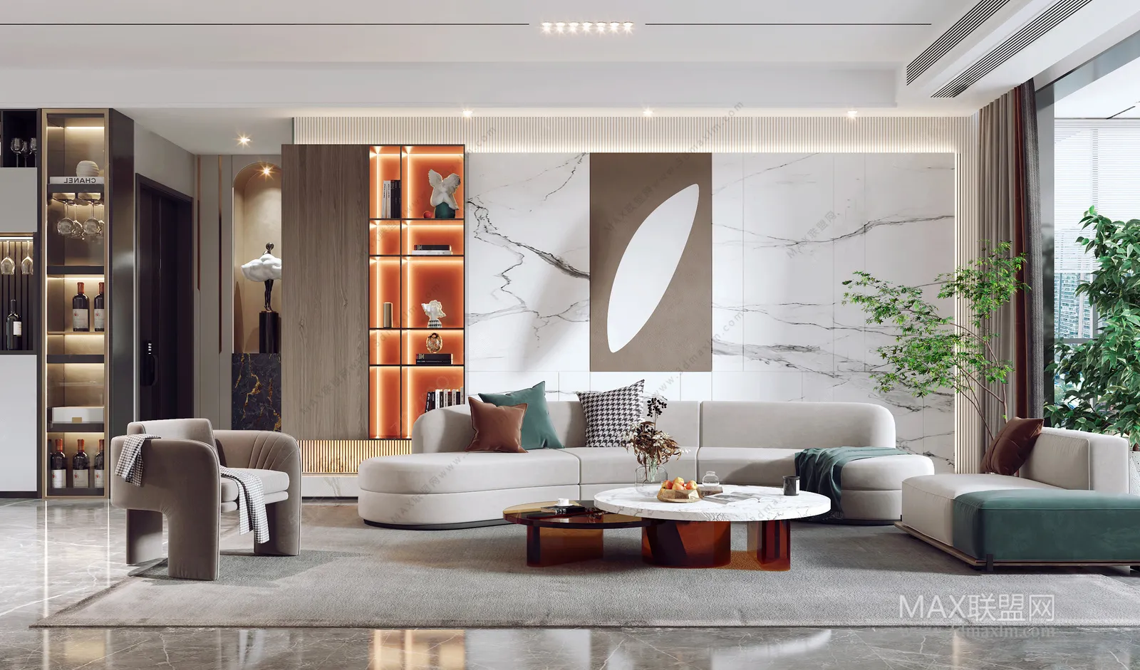 Living Room – Interior Design – Modern Design – 023