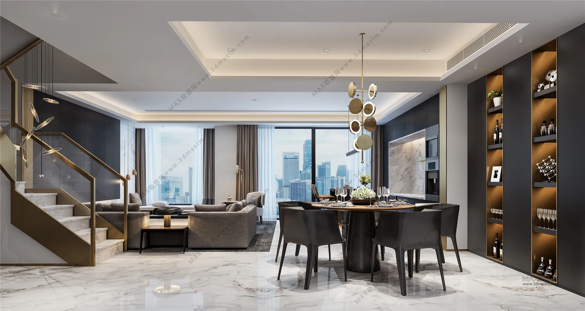 Living Room – Interior Design – Modern Design – 034