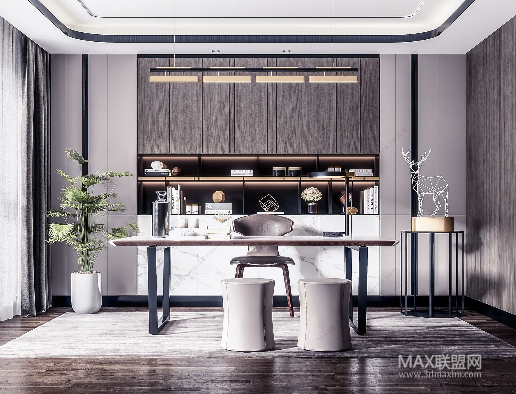 Home Office – Interior Design – Modern Design – 004
