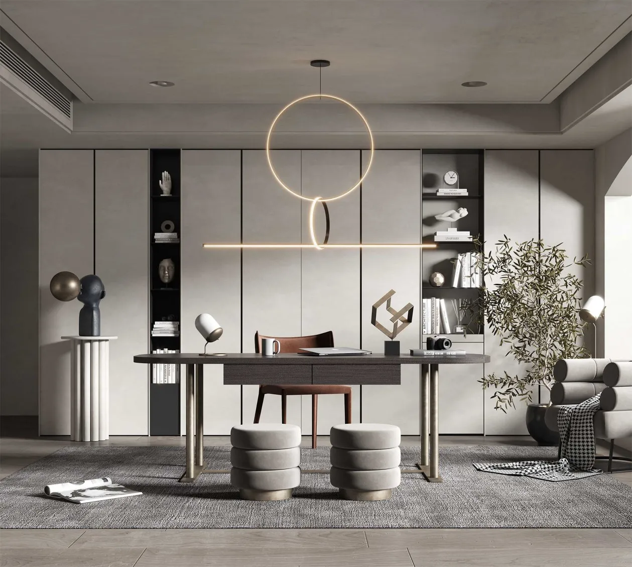 Home Office – Interior Design – Modern Design – 012