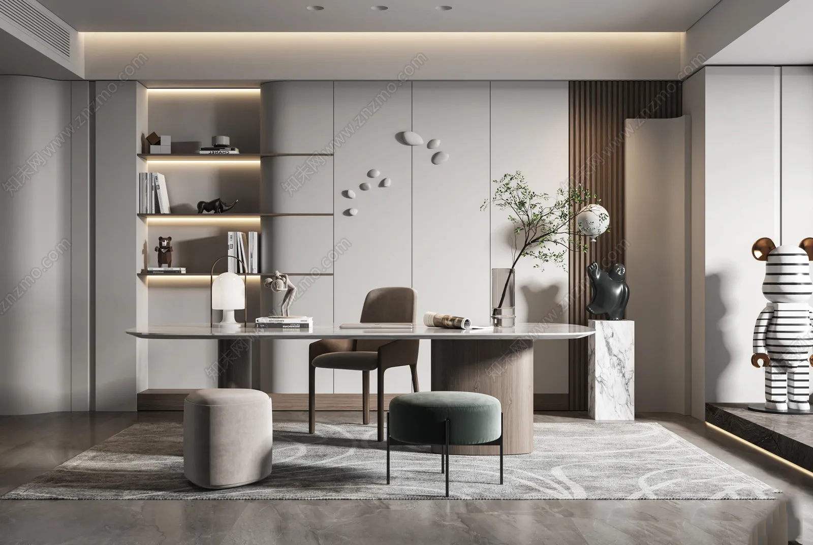 Home Office – Interior Design – Modern Design – 018