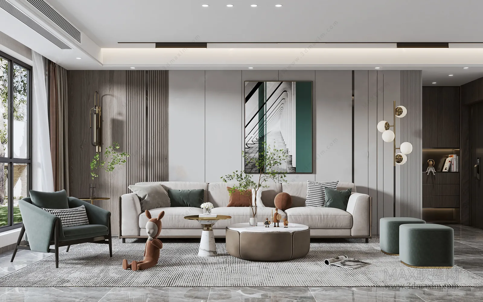 Living Room – Interior Design – Nordic Design – 006
