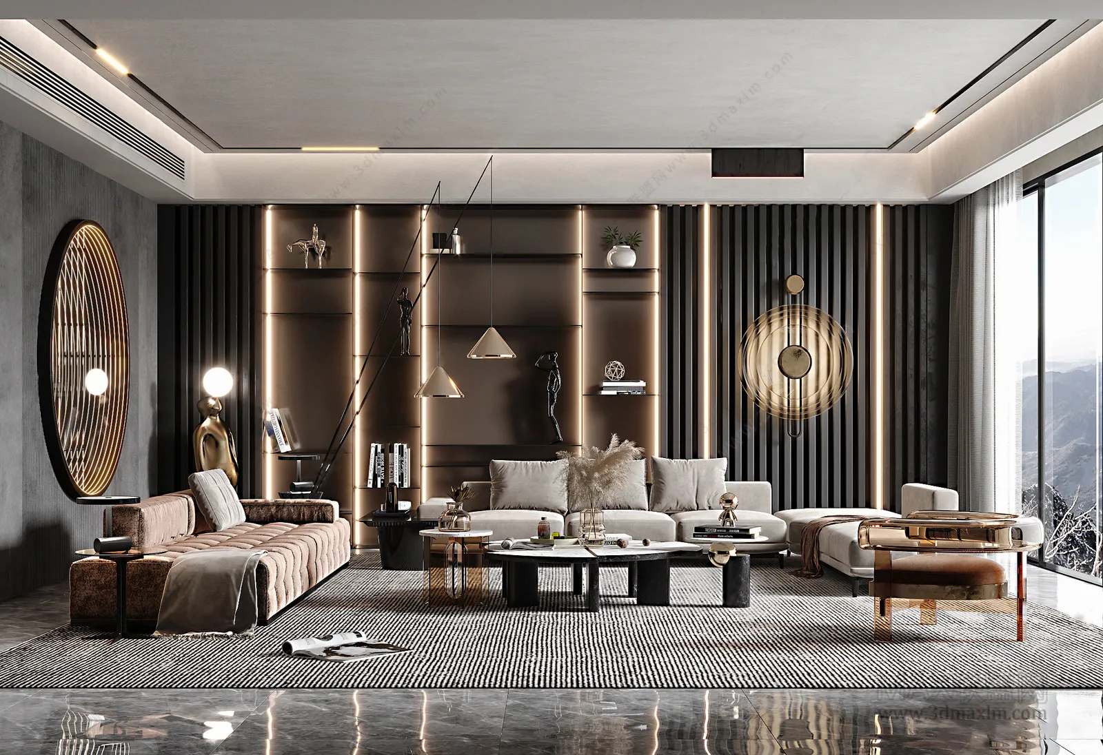 Living Room – Interior Design – Nordic Design – 012