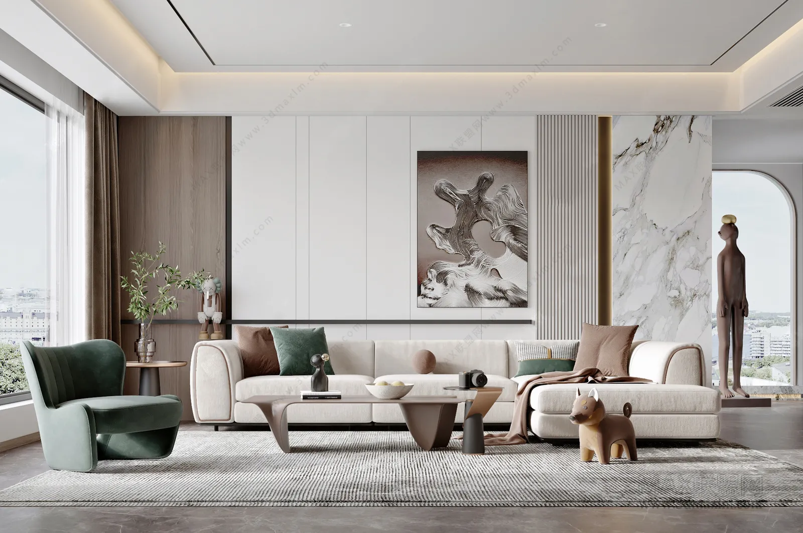 Living Room – Interior Design – Nordic Design – 019